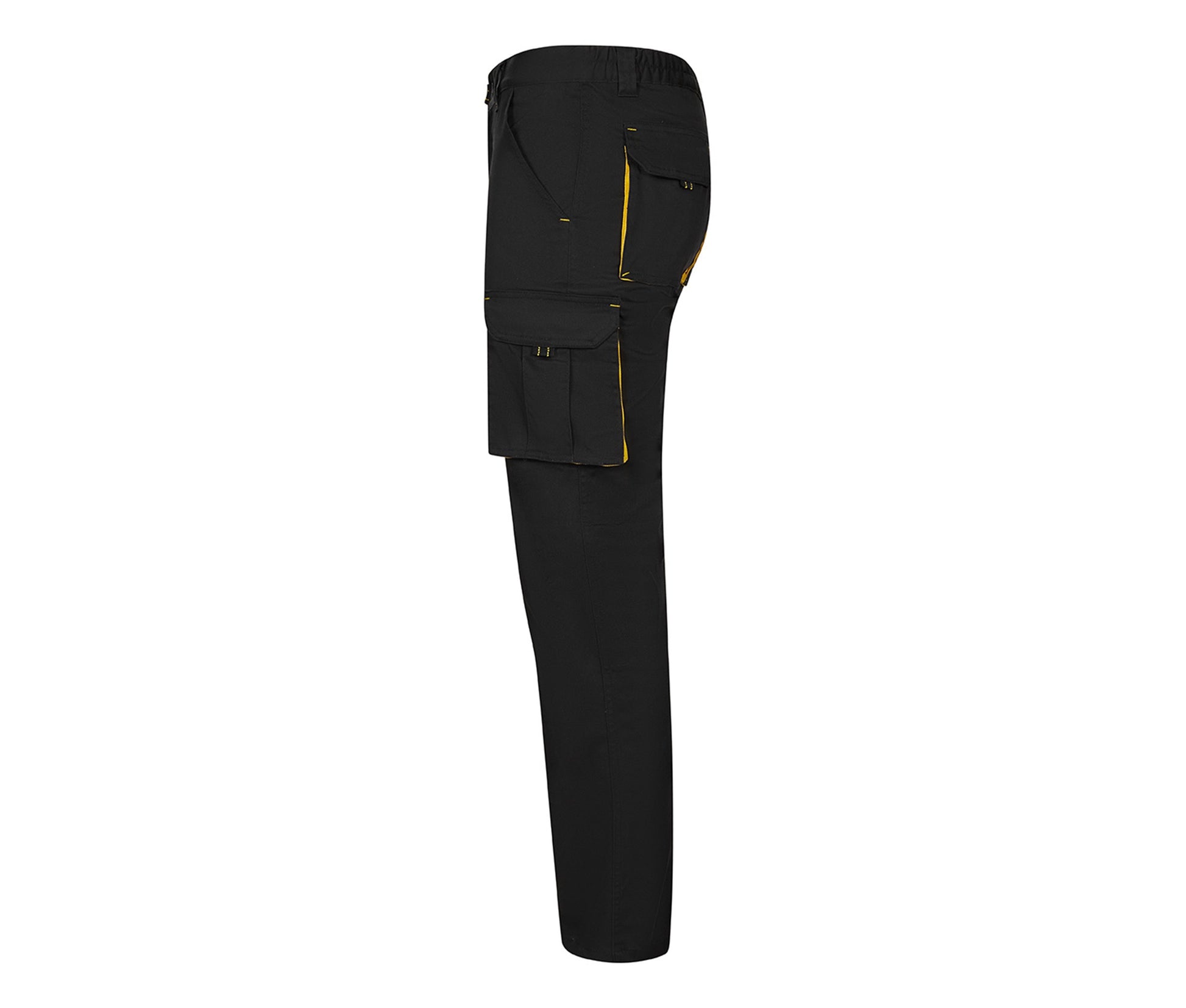 Pantalon de Travail Bicolore - Black / Yellow