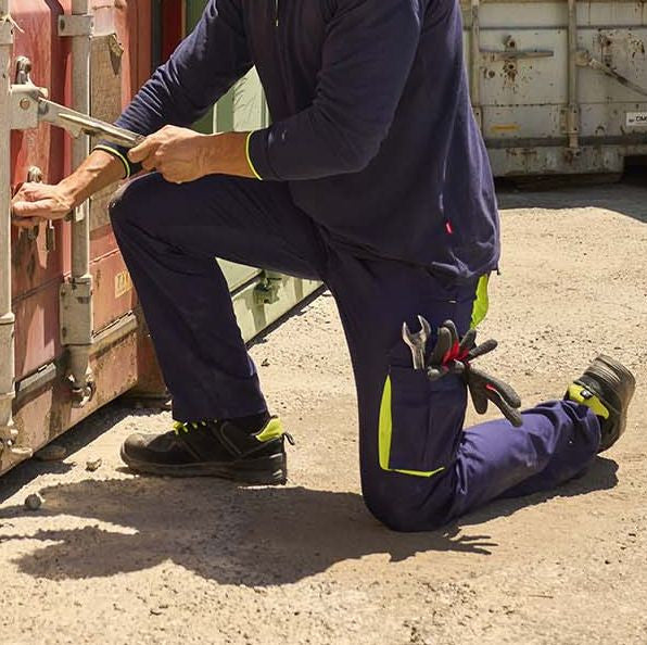 Pantalon de travail bicolore