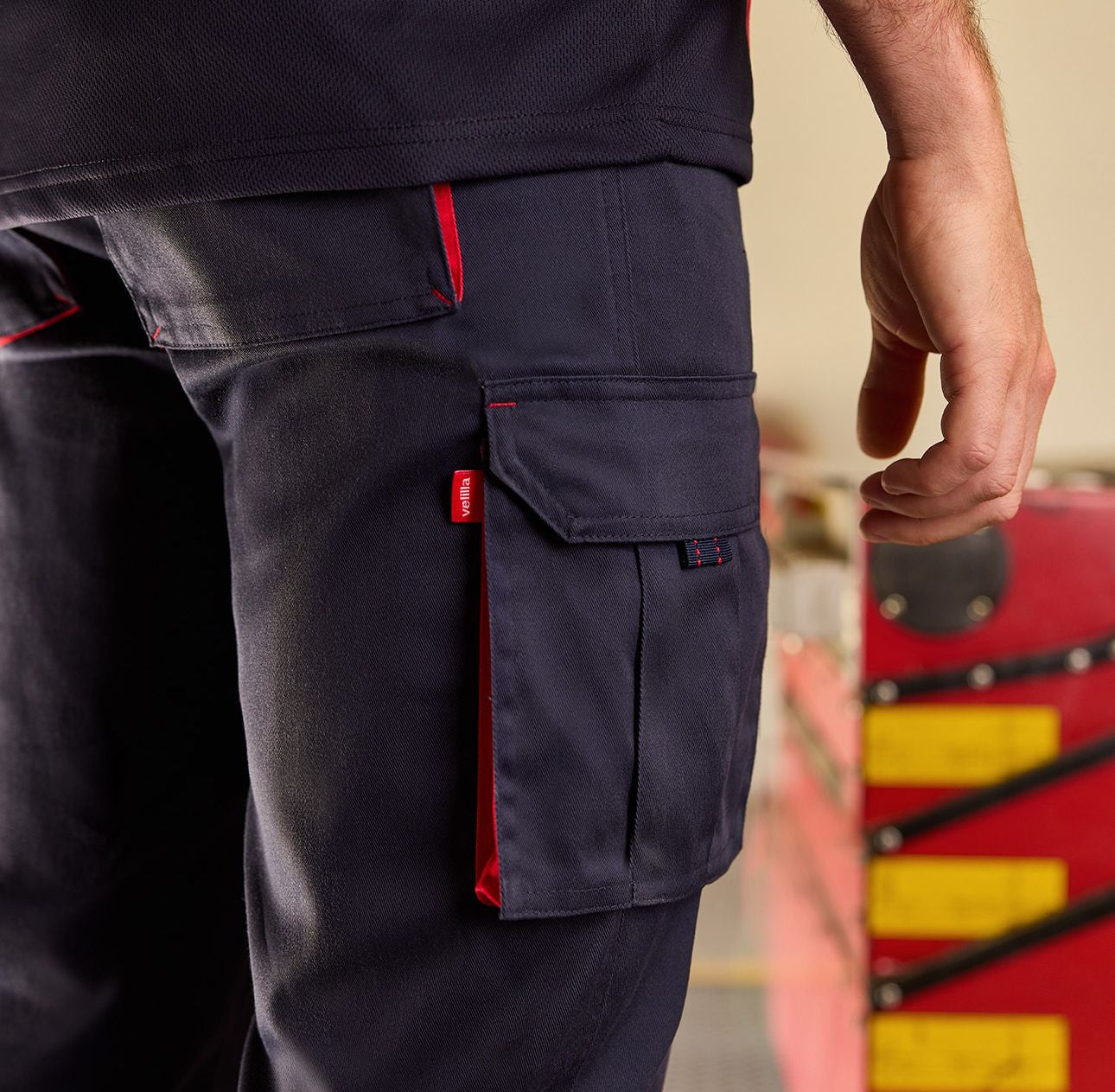 Pantalon de travail bicolore