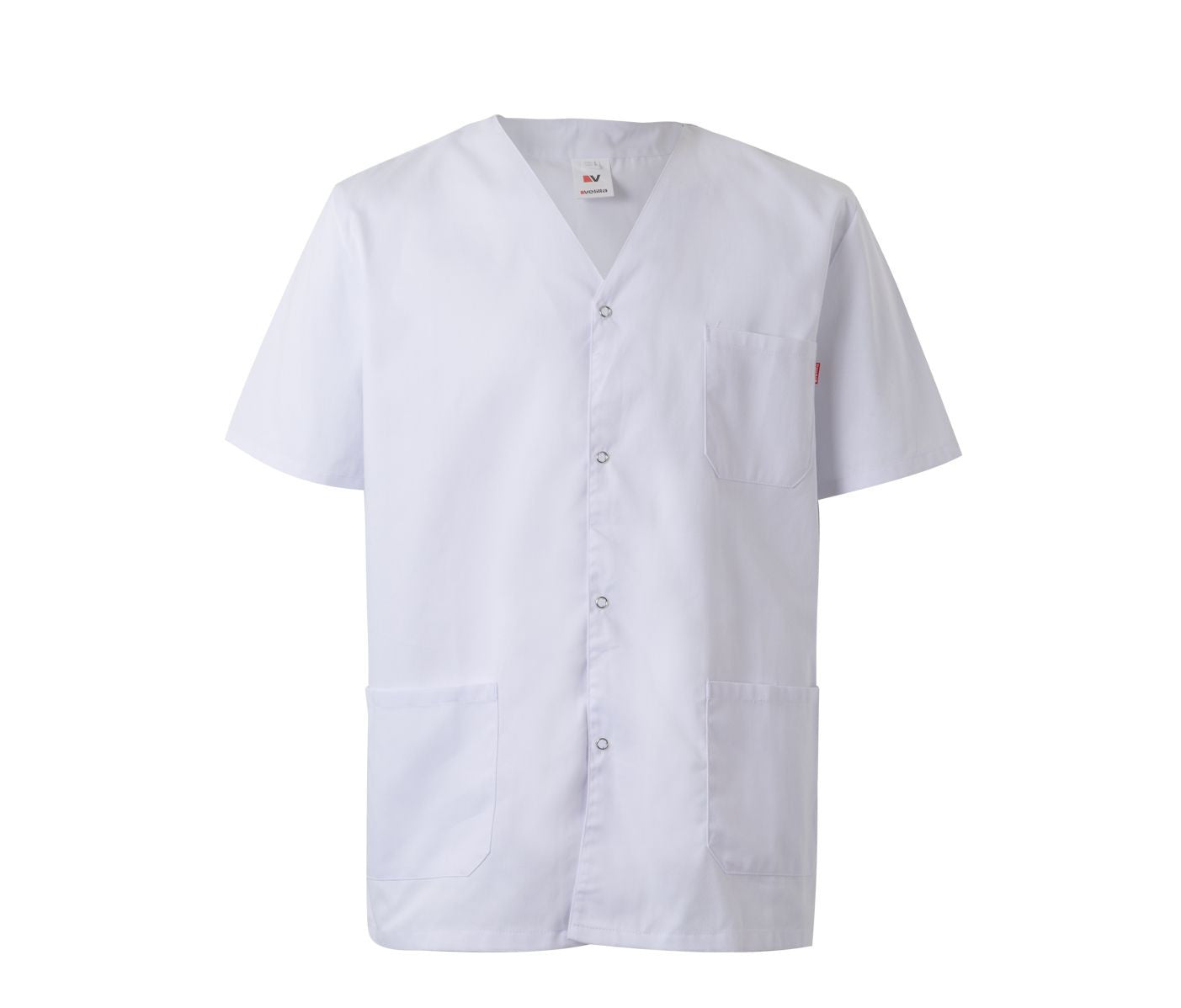 Veste Avec Boutons Pression - White