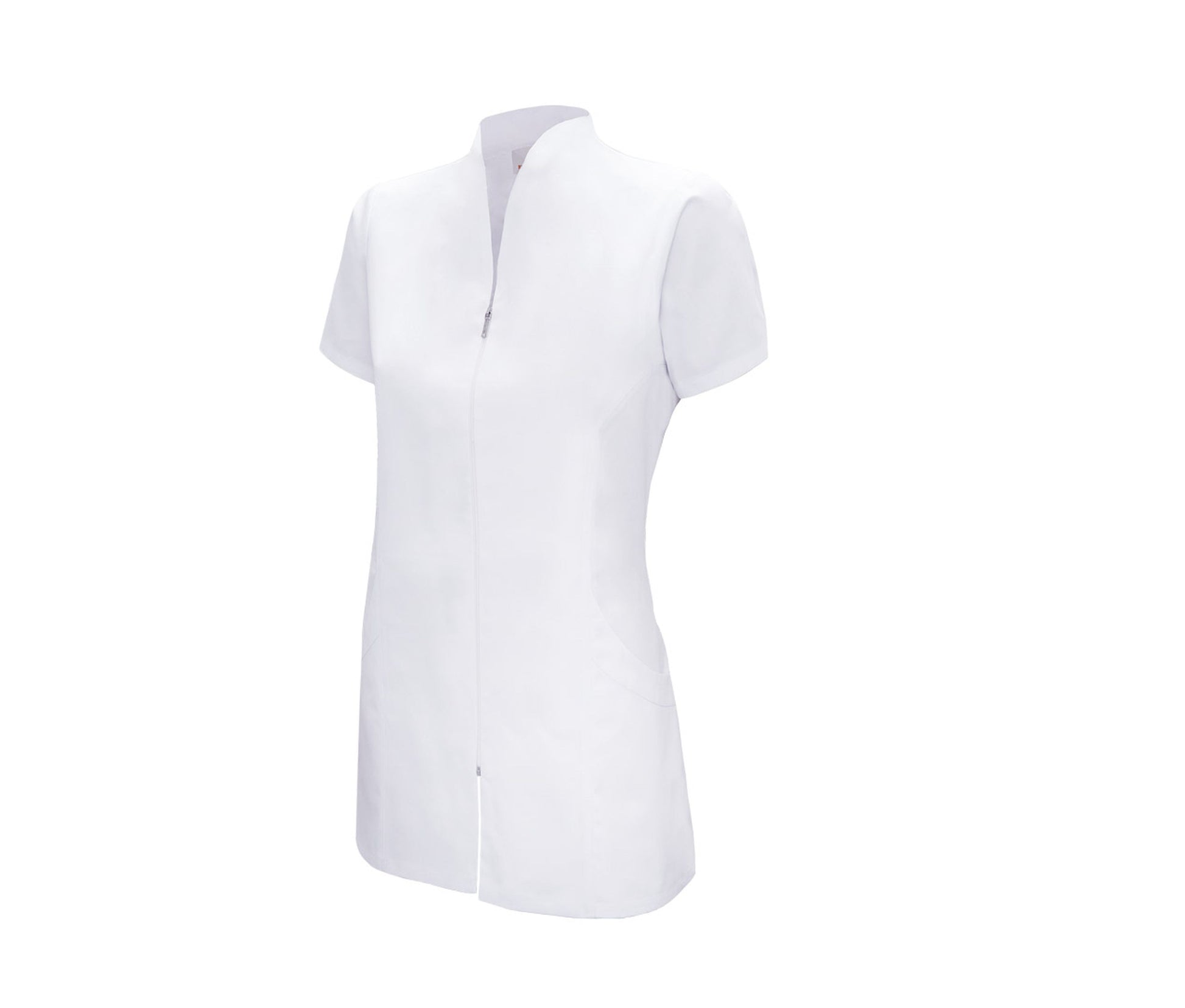 Tunique Zippée Personnel Médical - White