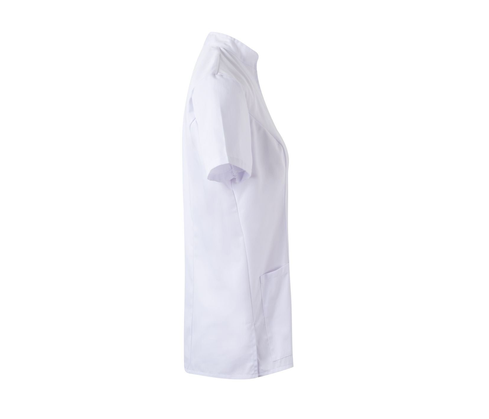 Tunique à Boutons Personnel Médical - White