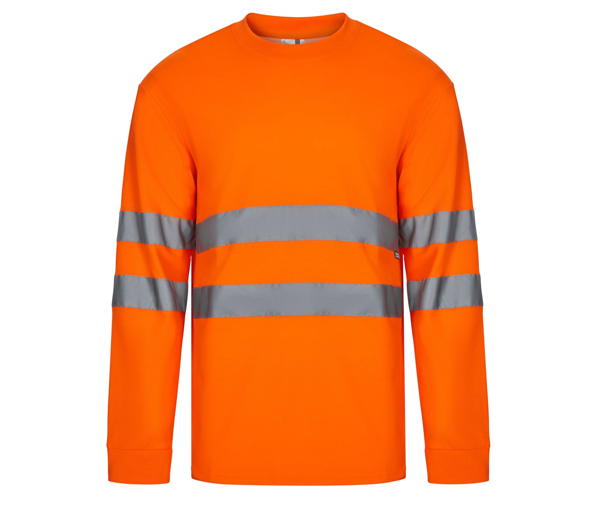 Tee-Shirt Ml en Coton/polyester Haute Visibilité - Fluo Orange