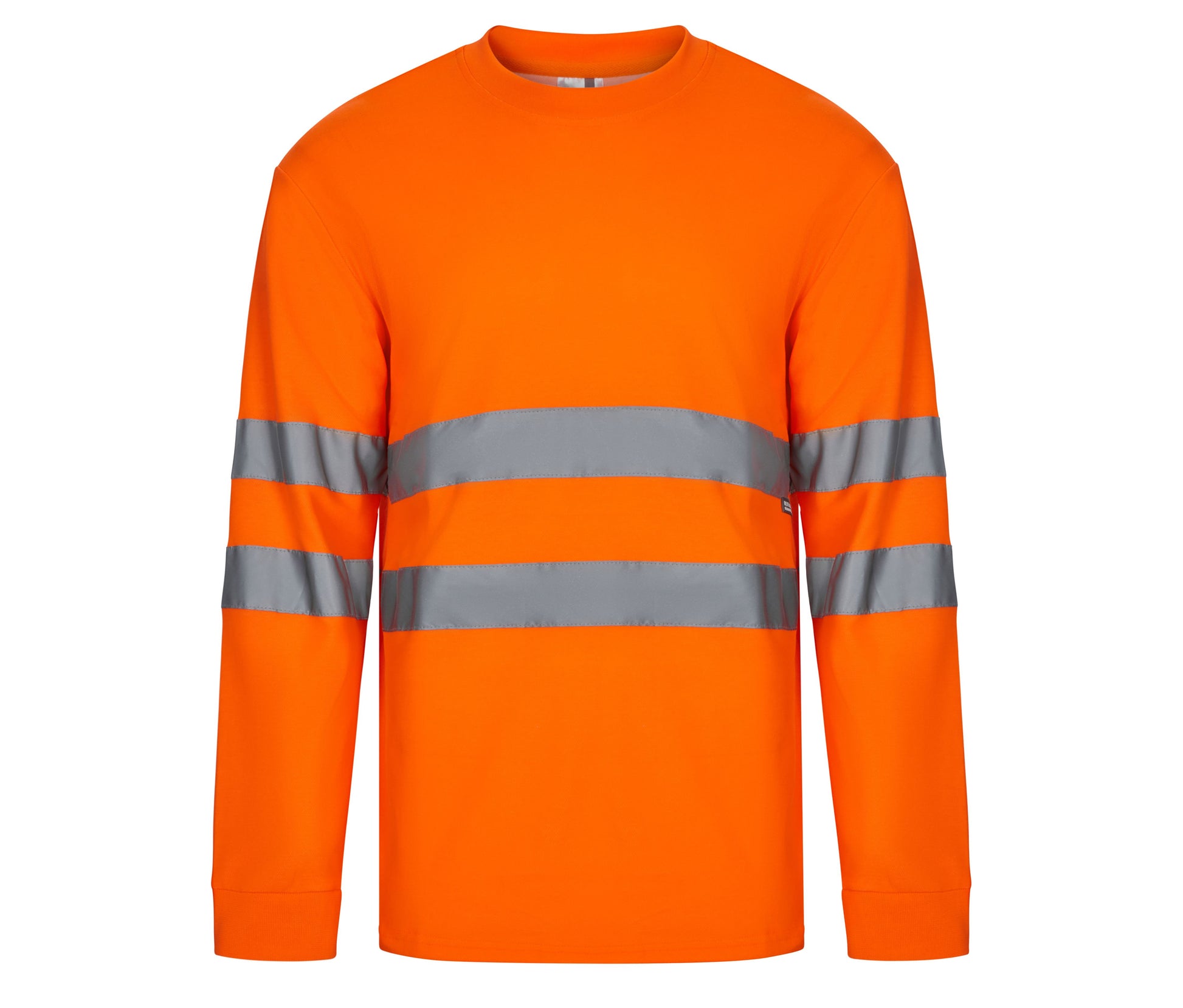 Tee-Shirt Ml en Coton/polyester Haute Visibilité - Fluo Orange
