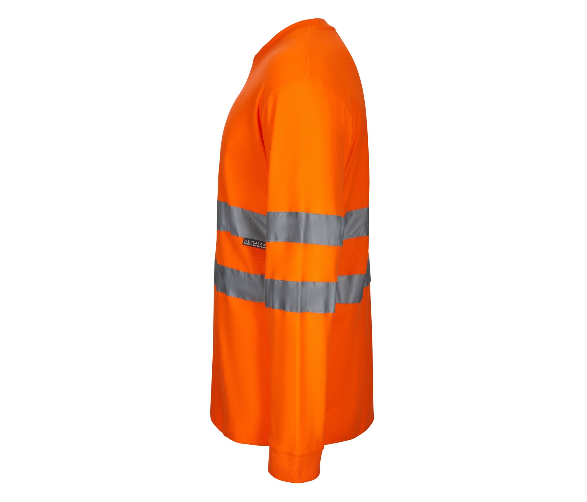 Tee-Shirt Ml en Coton/polyester Haute Visibilité - Fluo Orange