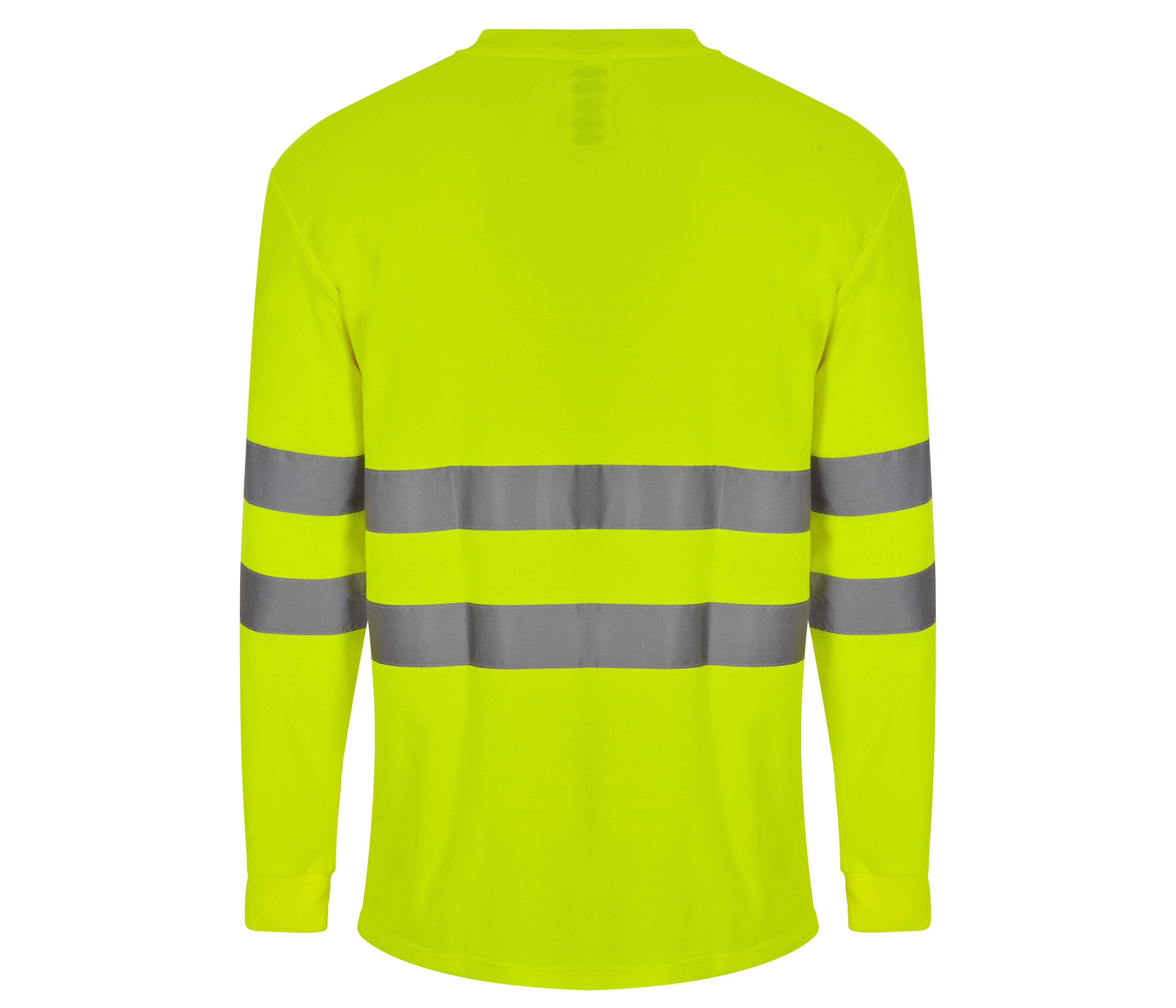 Tee-Shirt Ml en Coton/polyester Haute Visibilité - Fluo Yellow