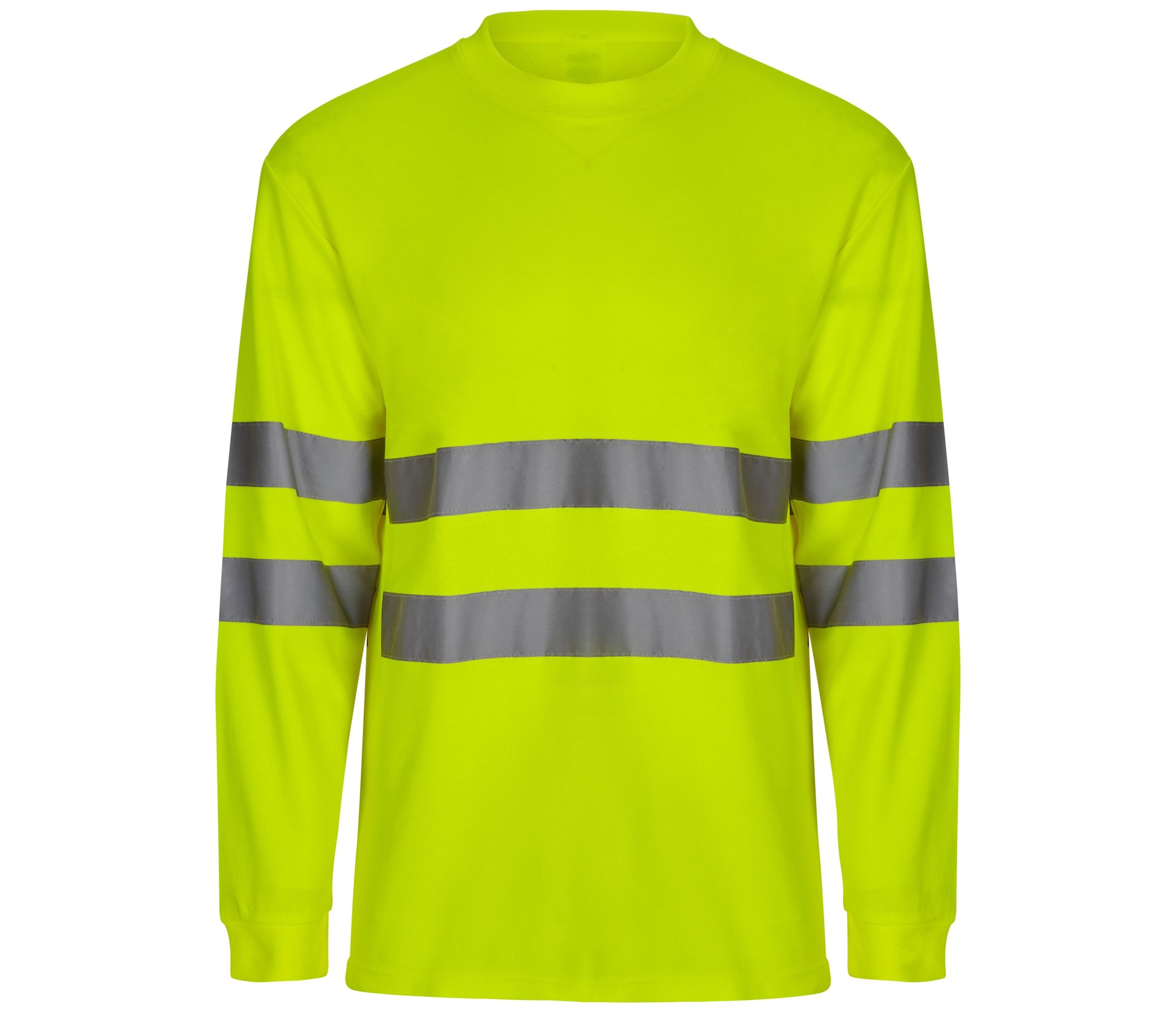 Tee-Shirt Ml en Coton/polyester Haute Visibilité - Fluo Yellow