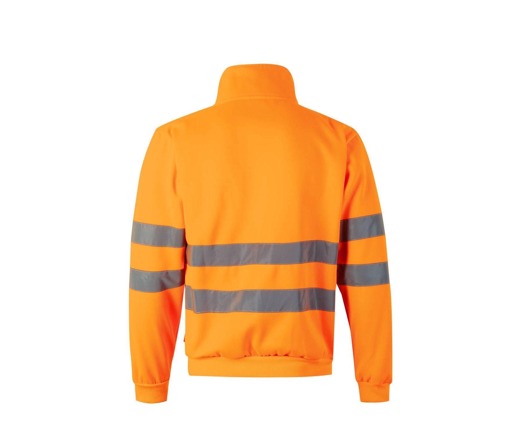 Sweat Demi-Zippé Haute Visibilite - Fluo Orange