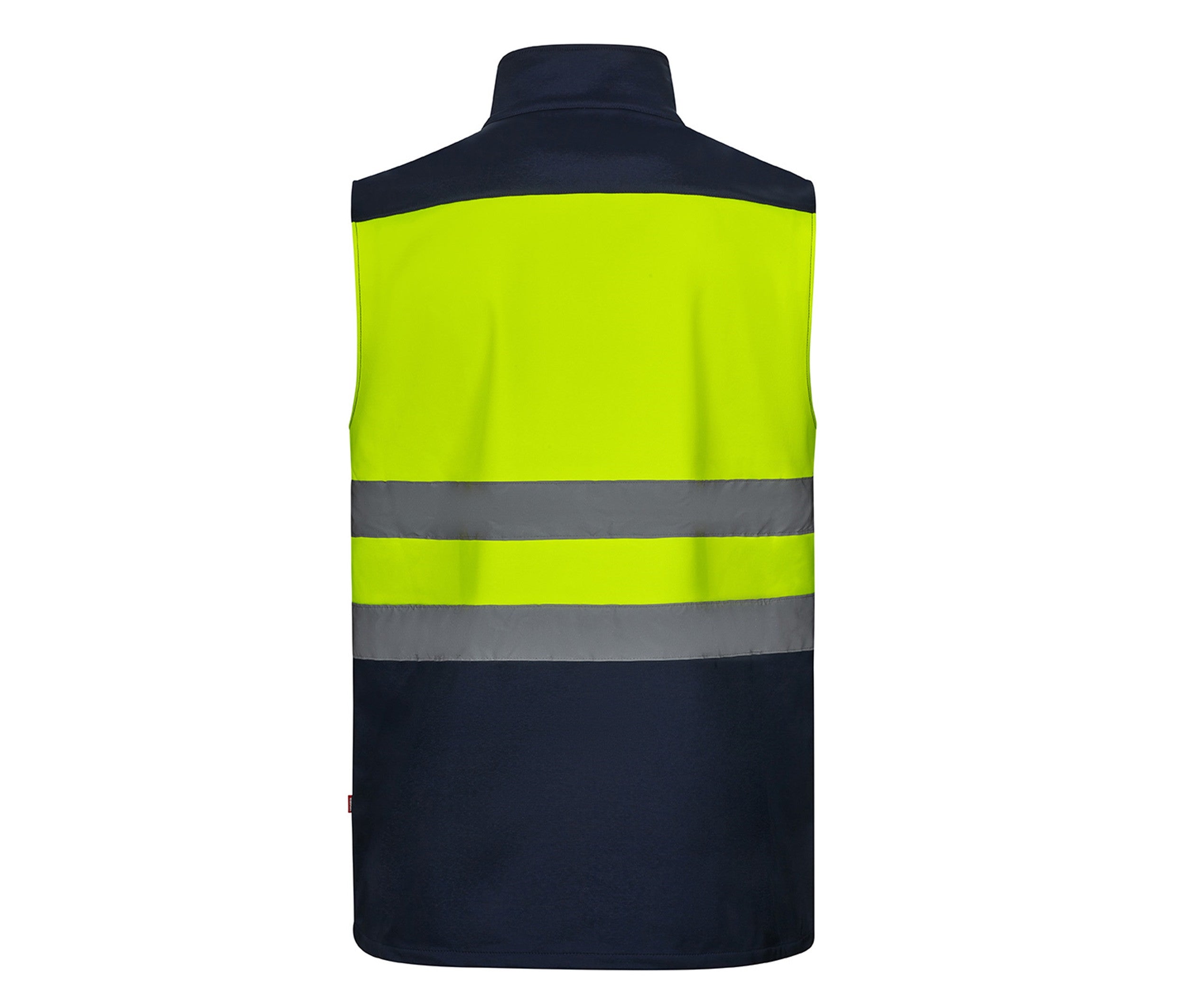 Gilet Softshell Bicolore - Navy / Fluo Yellow