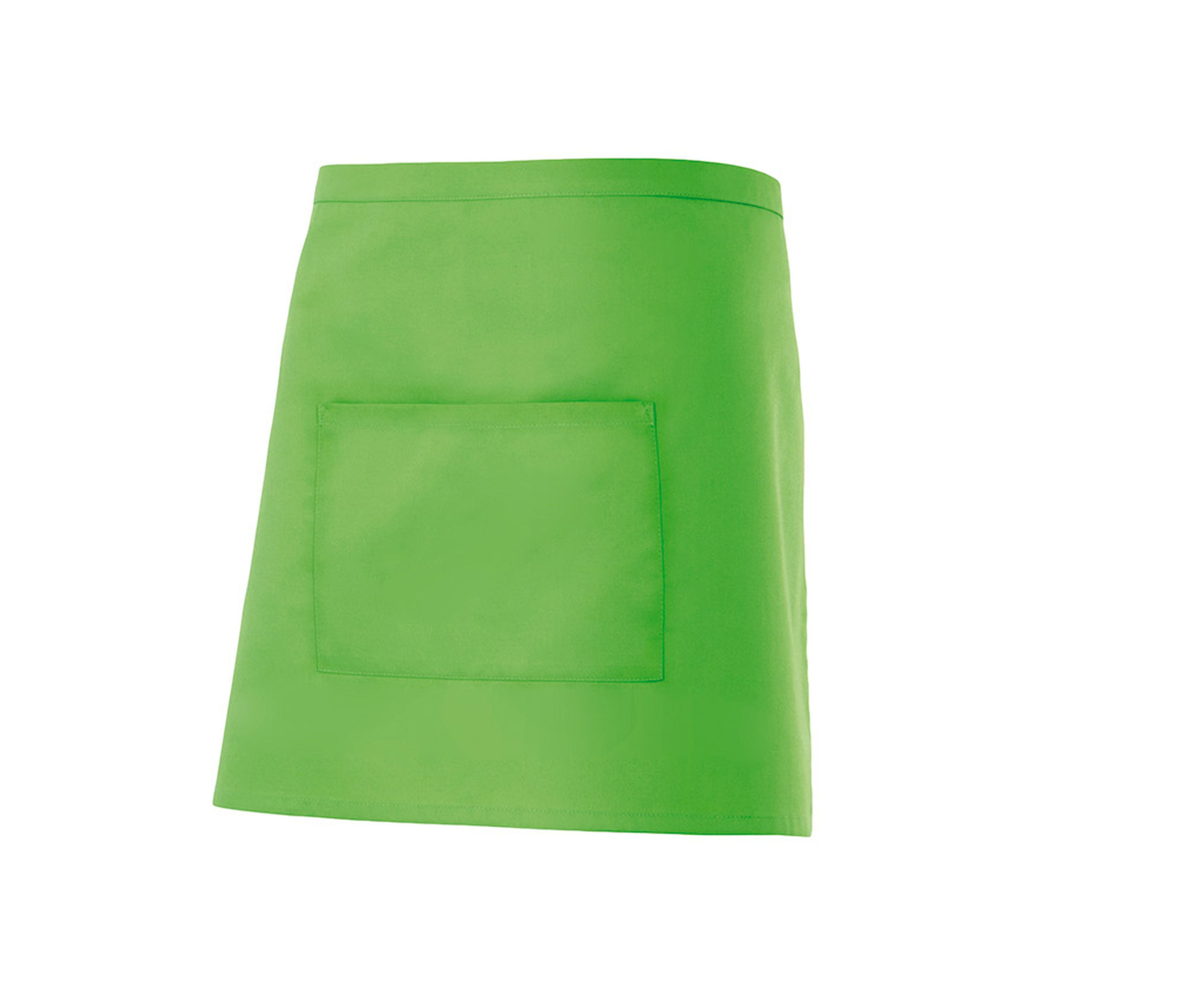 Tablier Court en Polycoton - Lime