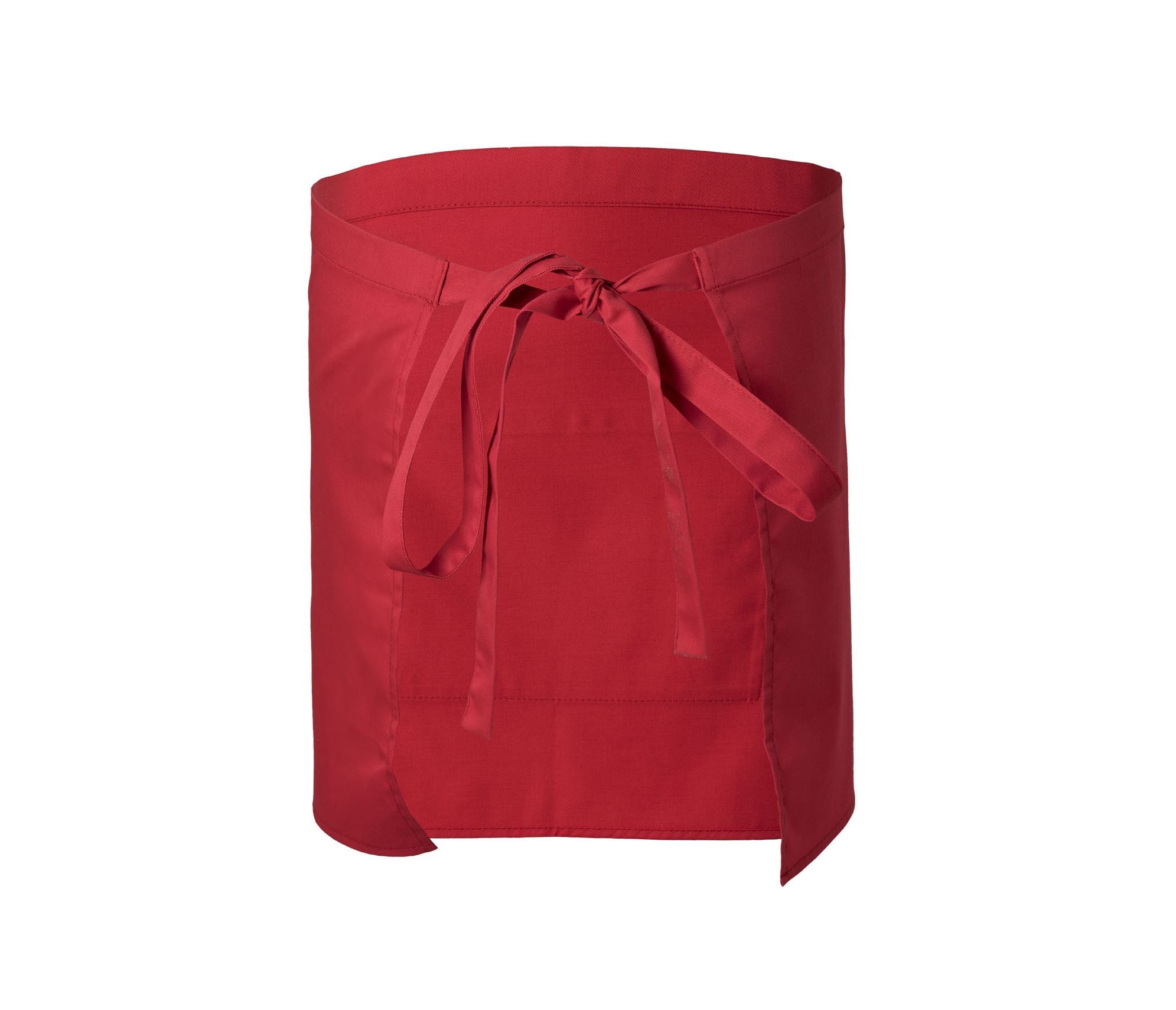 Tablier Court en Polycoton - Red