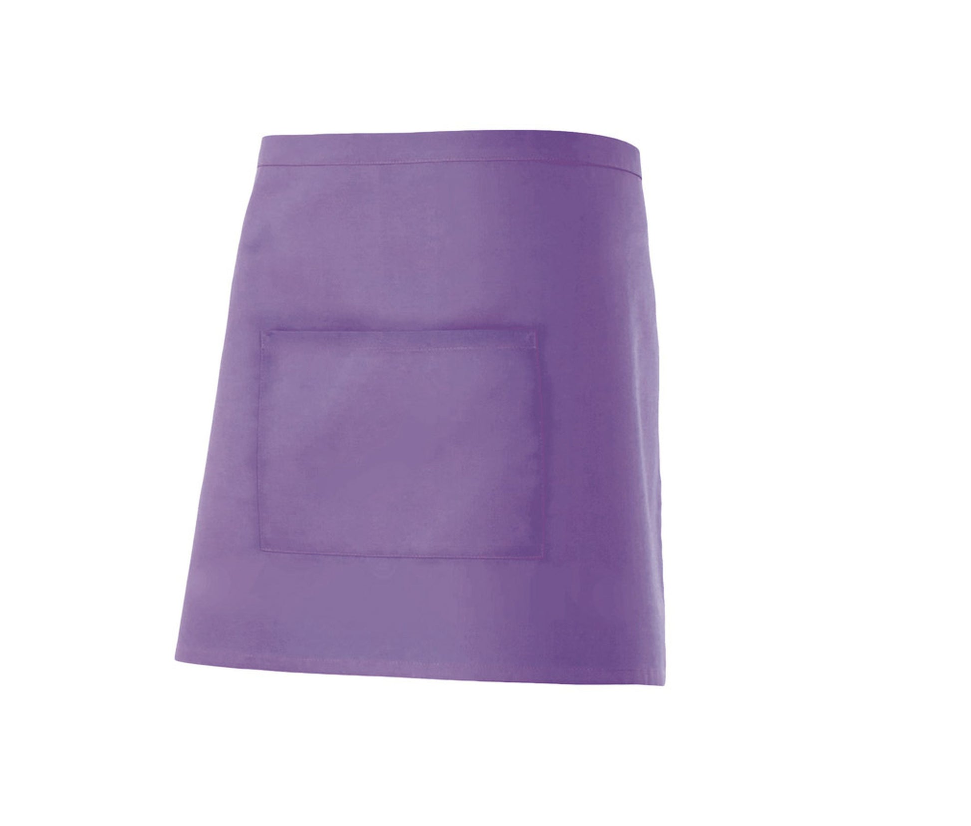 Tablier Court en Polycoton - Purple