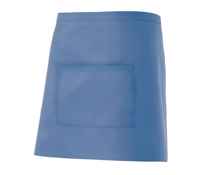 Tablier Court en Polycoton - Sky Blue