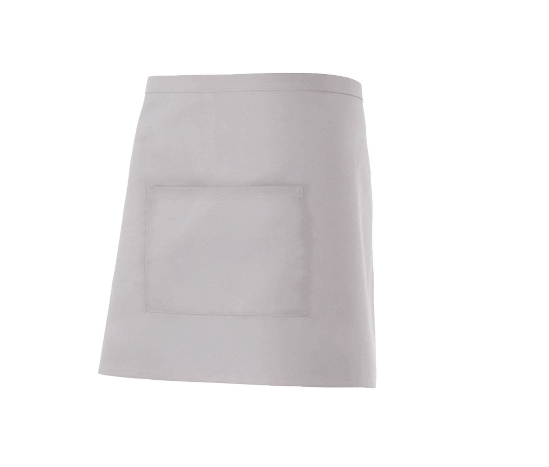 Tablier Court en Polycoton - Light Grey