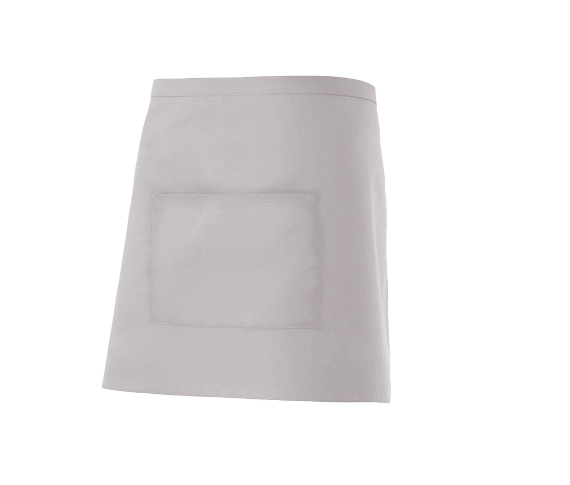 Tablier Court en Polycoton - Light Grey