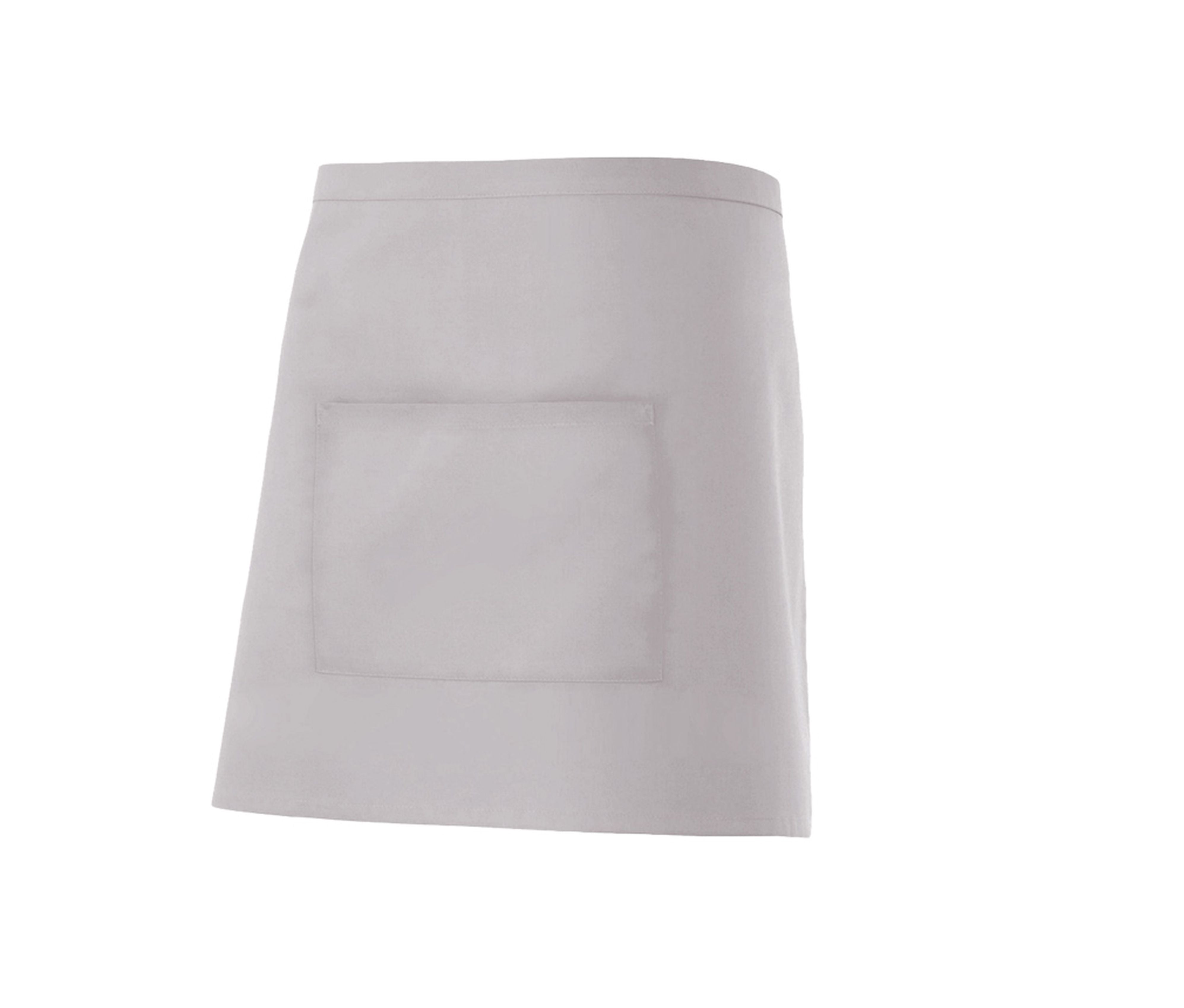 Tablier Court en Polycoton - Light Grey