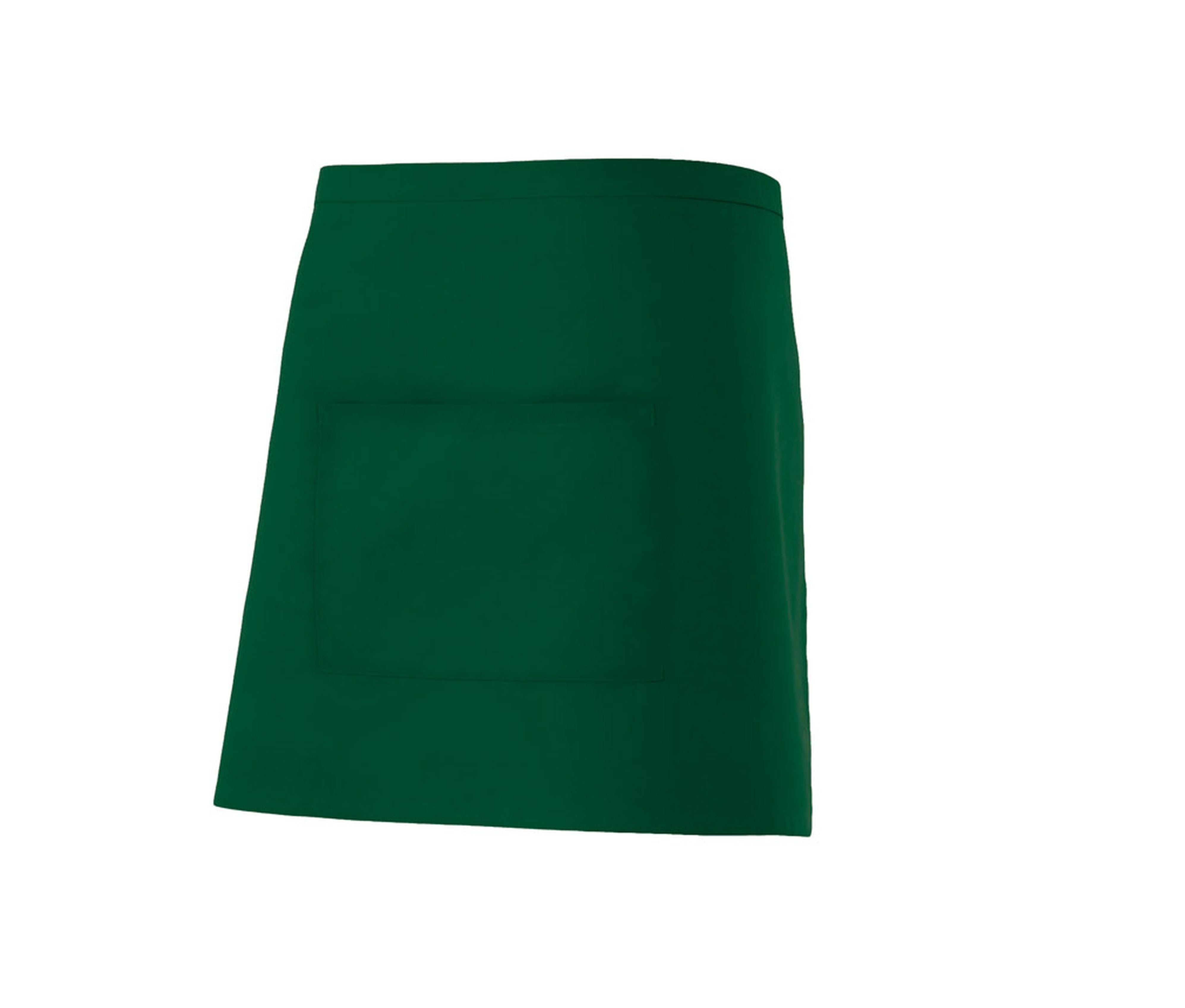 Tablier Court en Polycoton - Forest Green