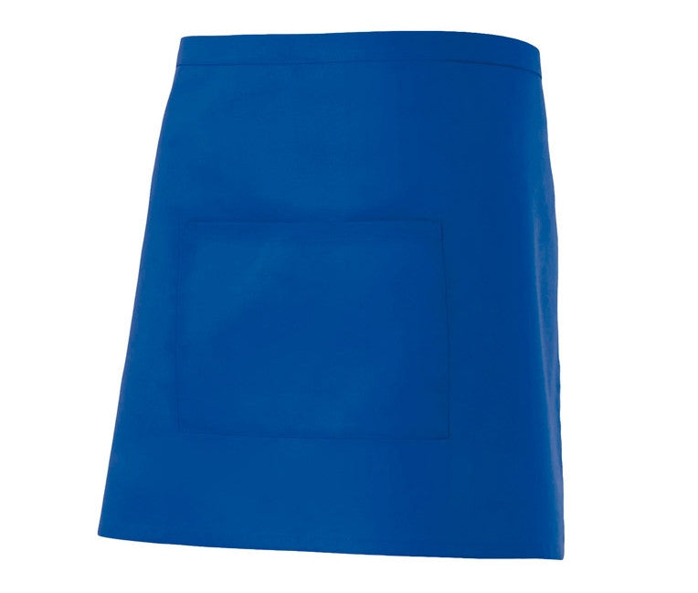 Tablier Court en Polycoton - Royal Blue