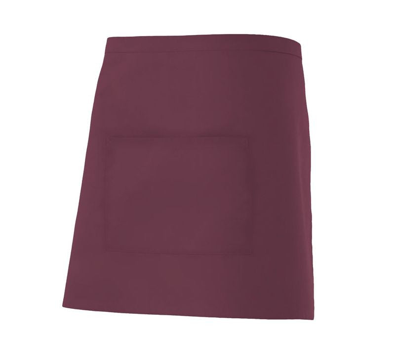 Tablier Court en Polycoton - Garnet