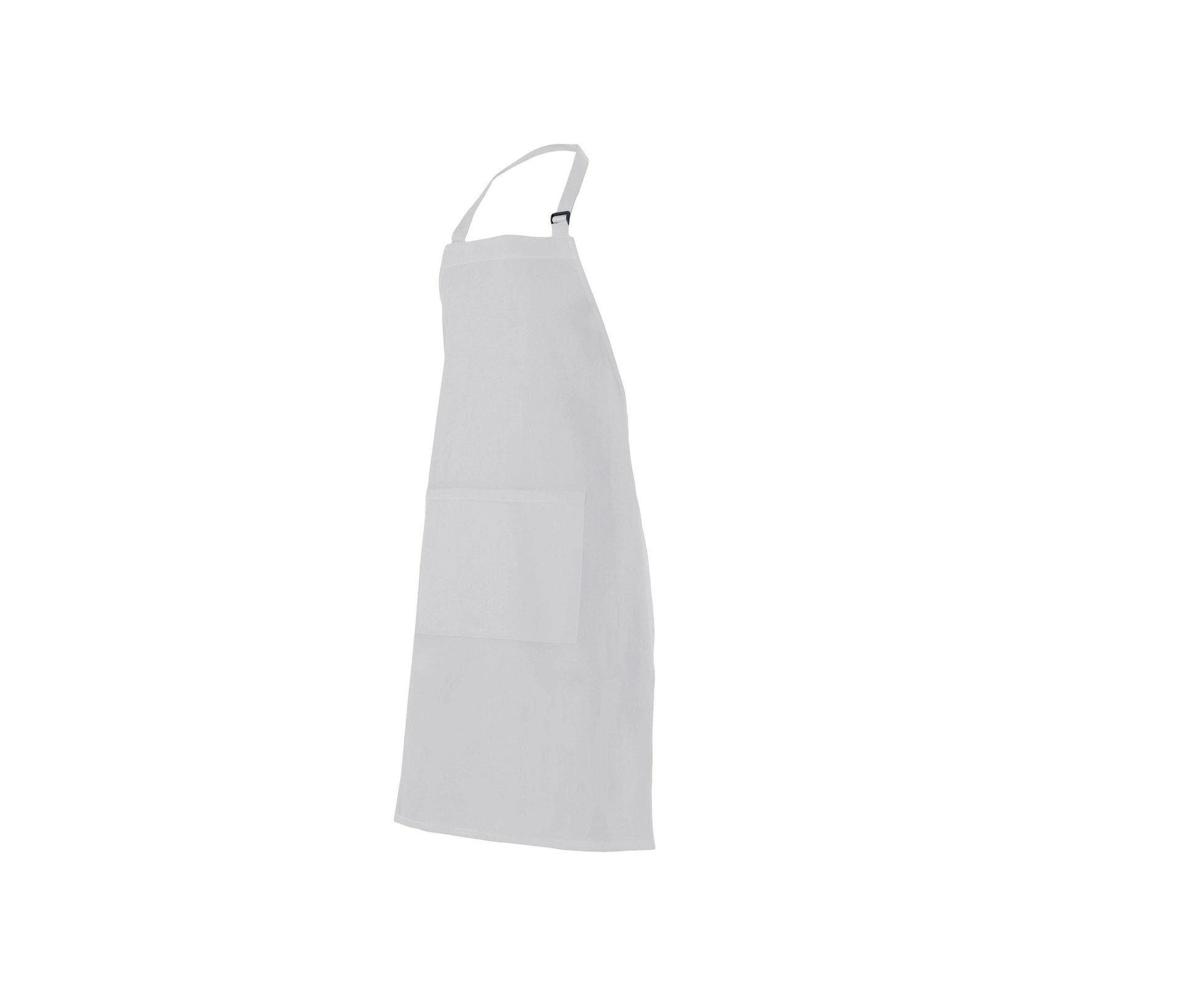 Tablier à Bavette Avec Poche - White