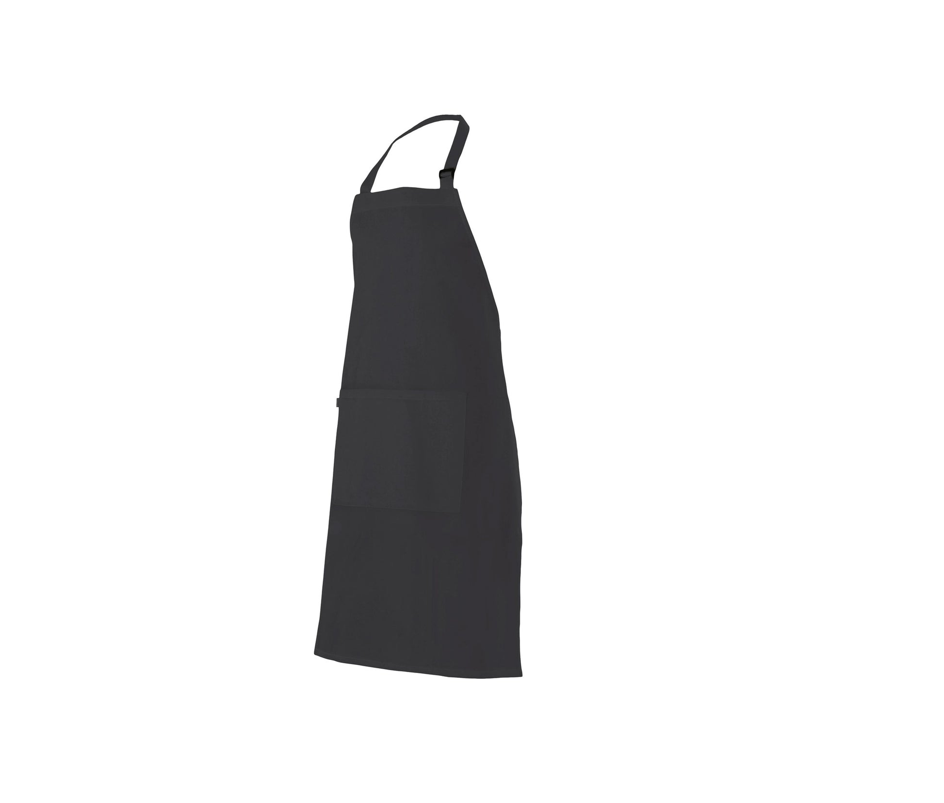Tablier à Bavette Avec Poche - Black