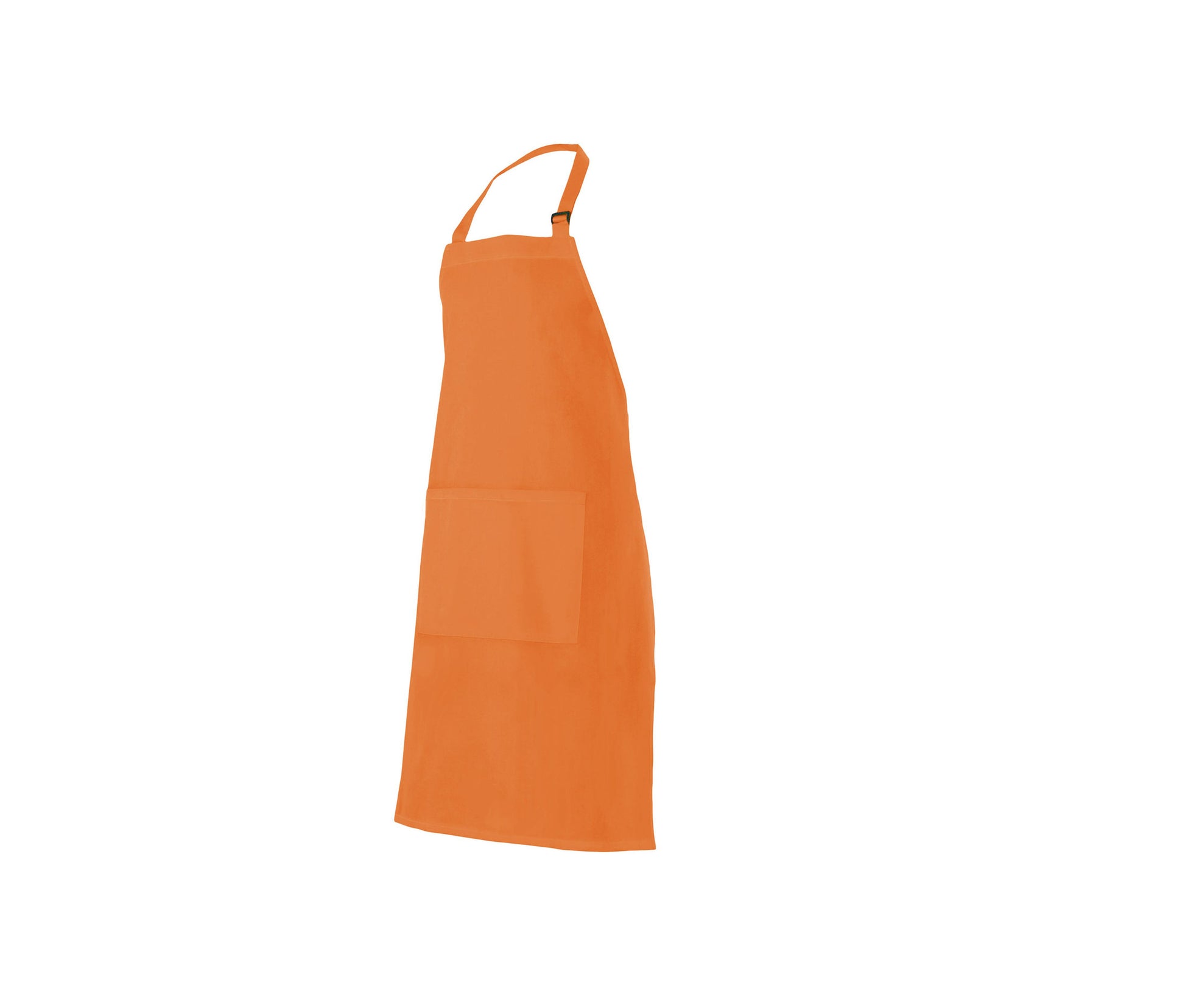 Tablier à Bavette Avec Poche - Orange
