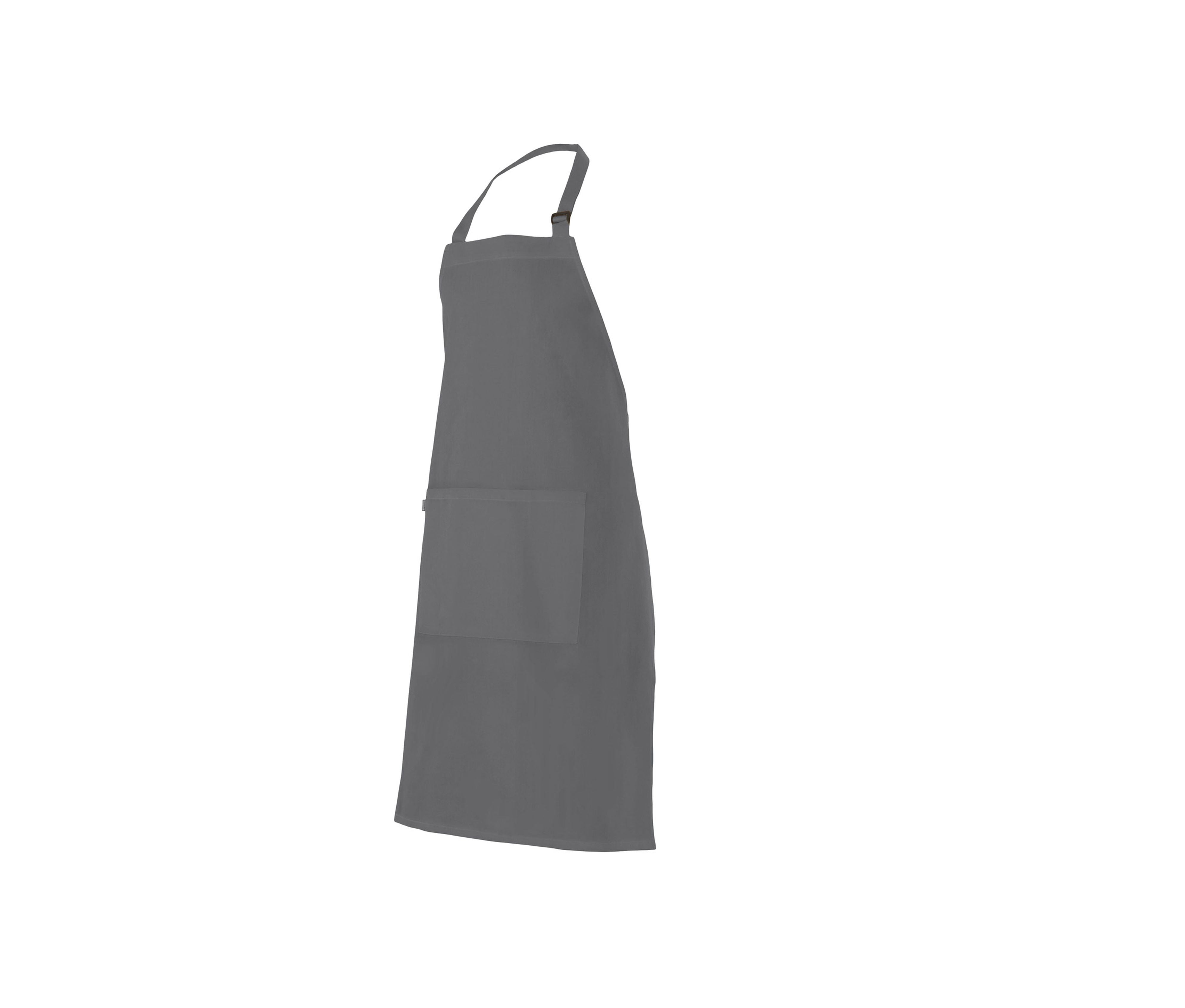 Tablier à Bavette Avec Poche - Grey