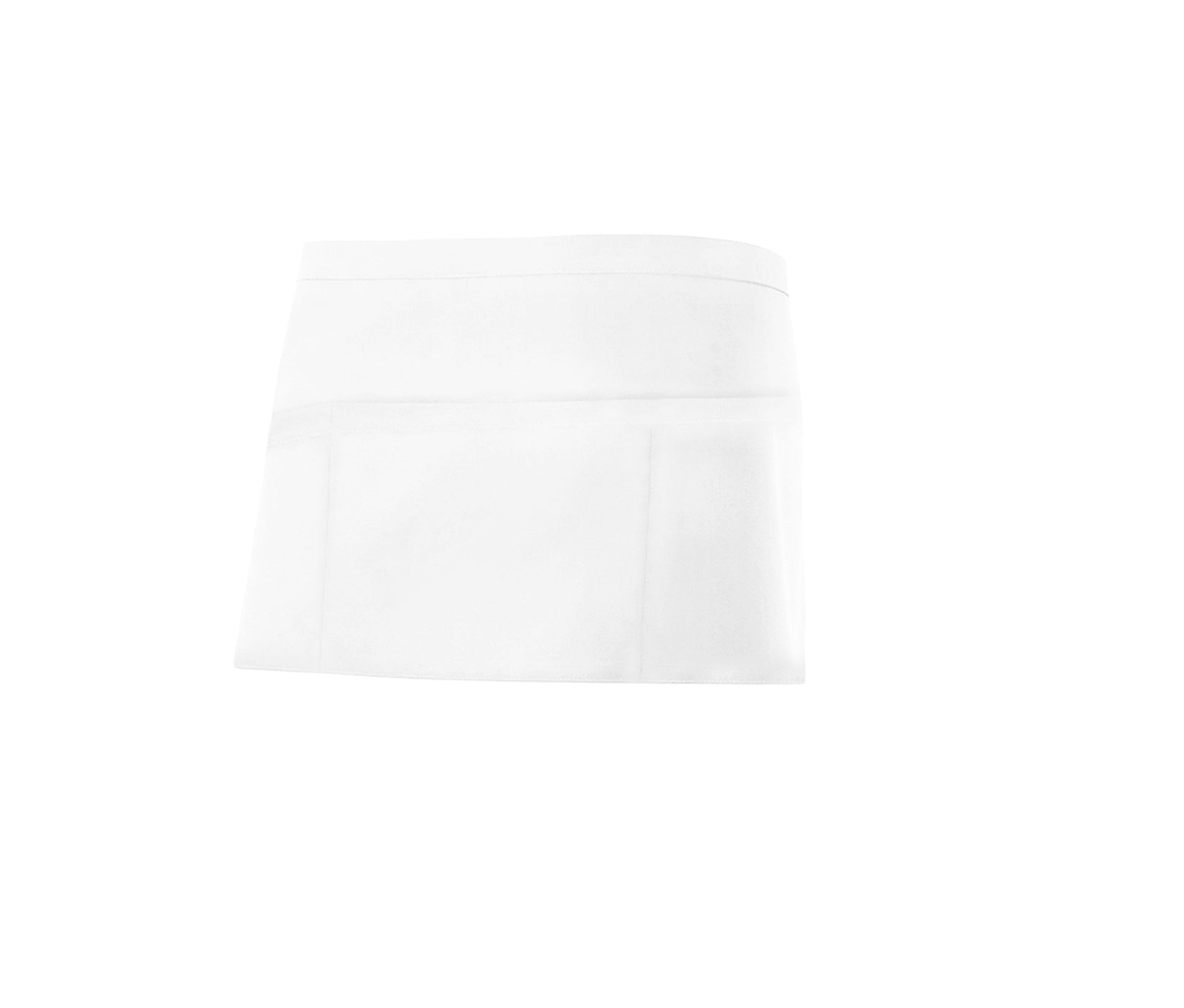 Tablier Court en Polycoton - White