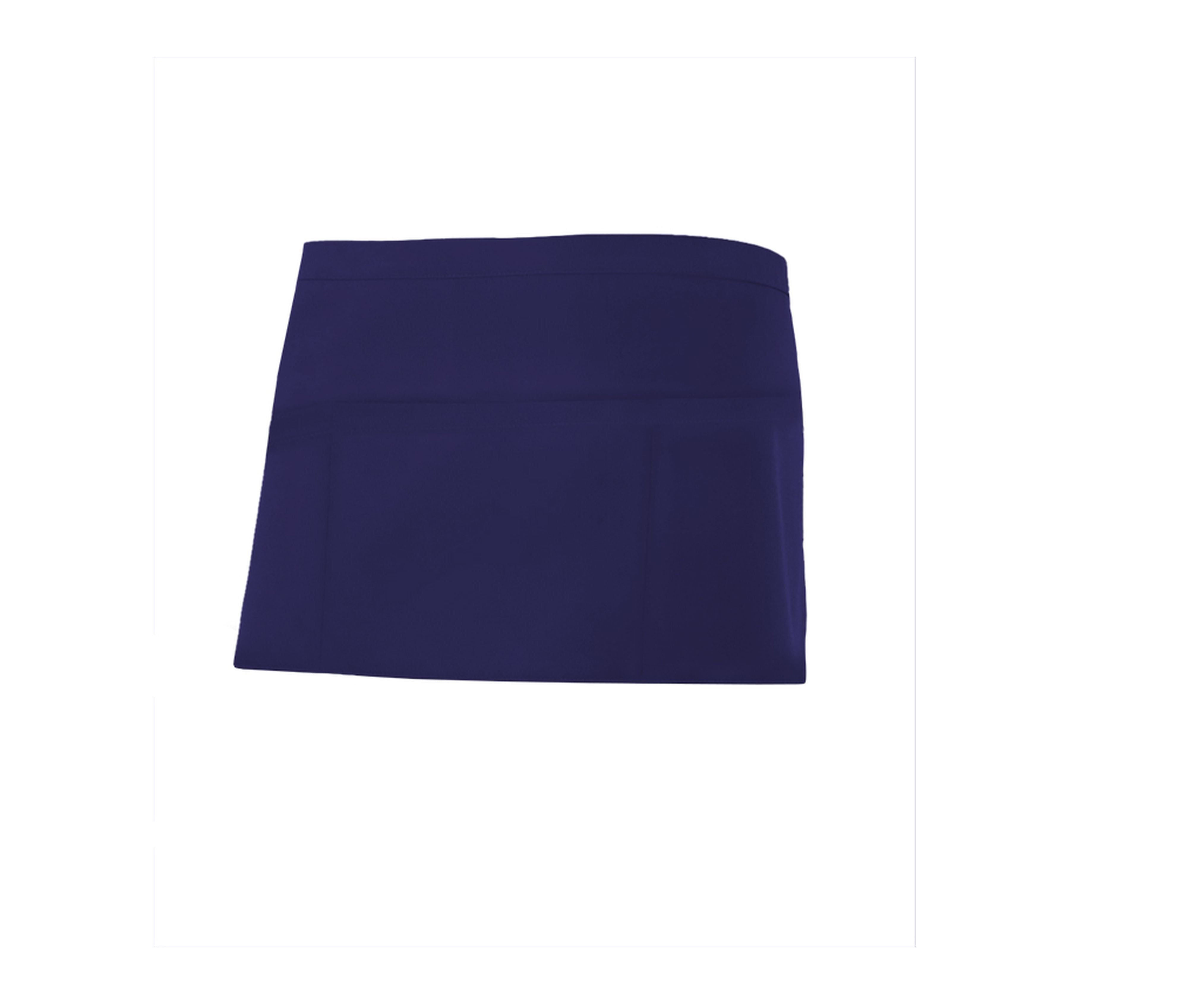Tablier Court en Polycoton - Navy
