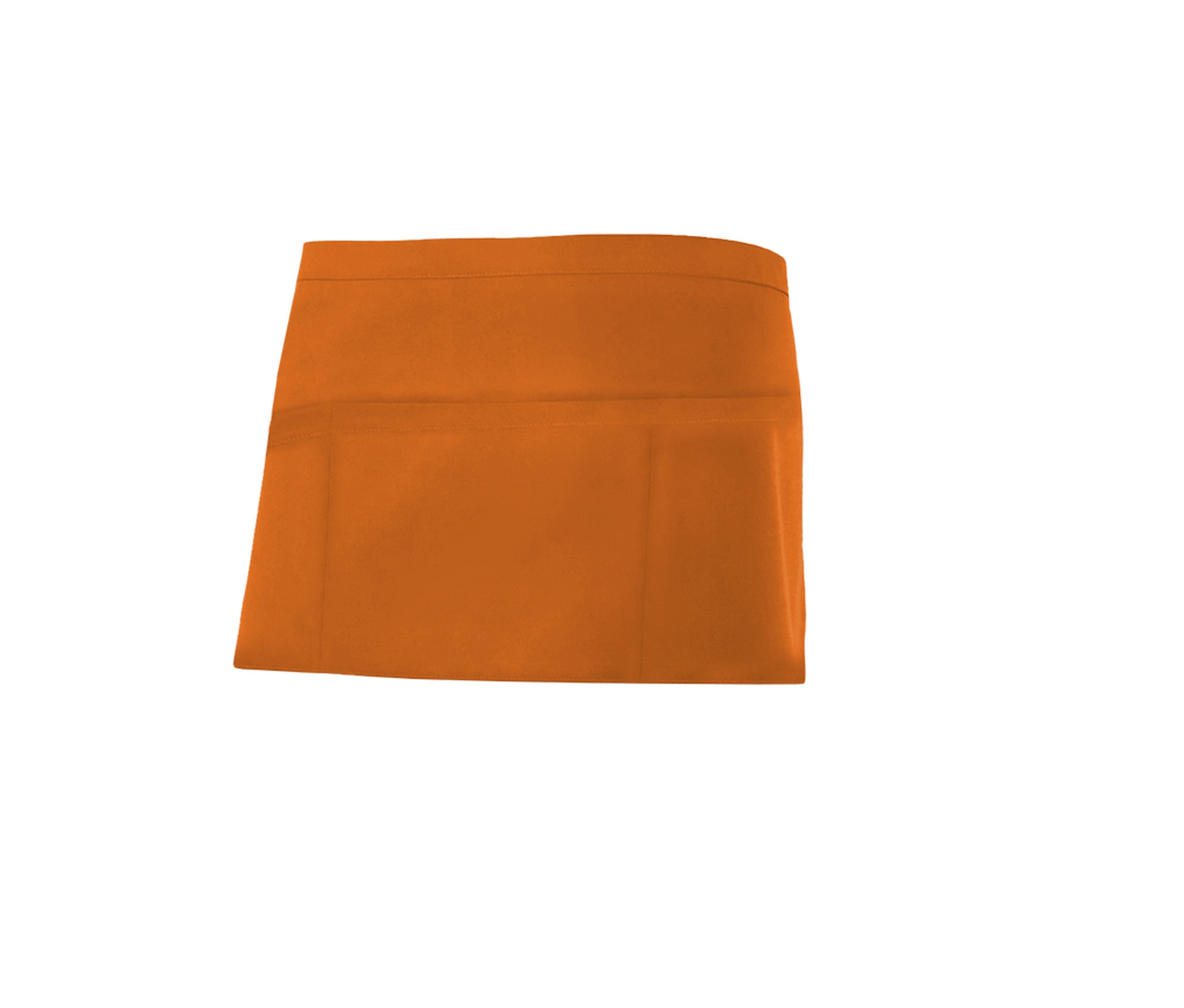Tablier Court en Polycoton - Orange