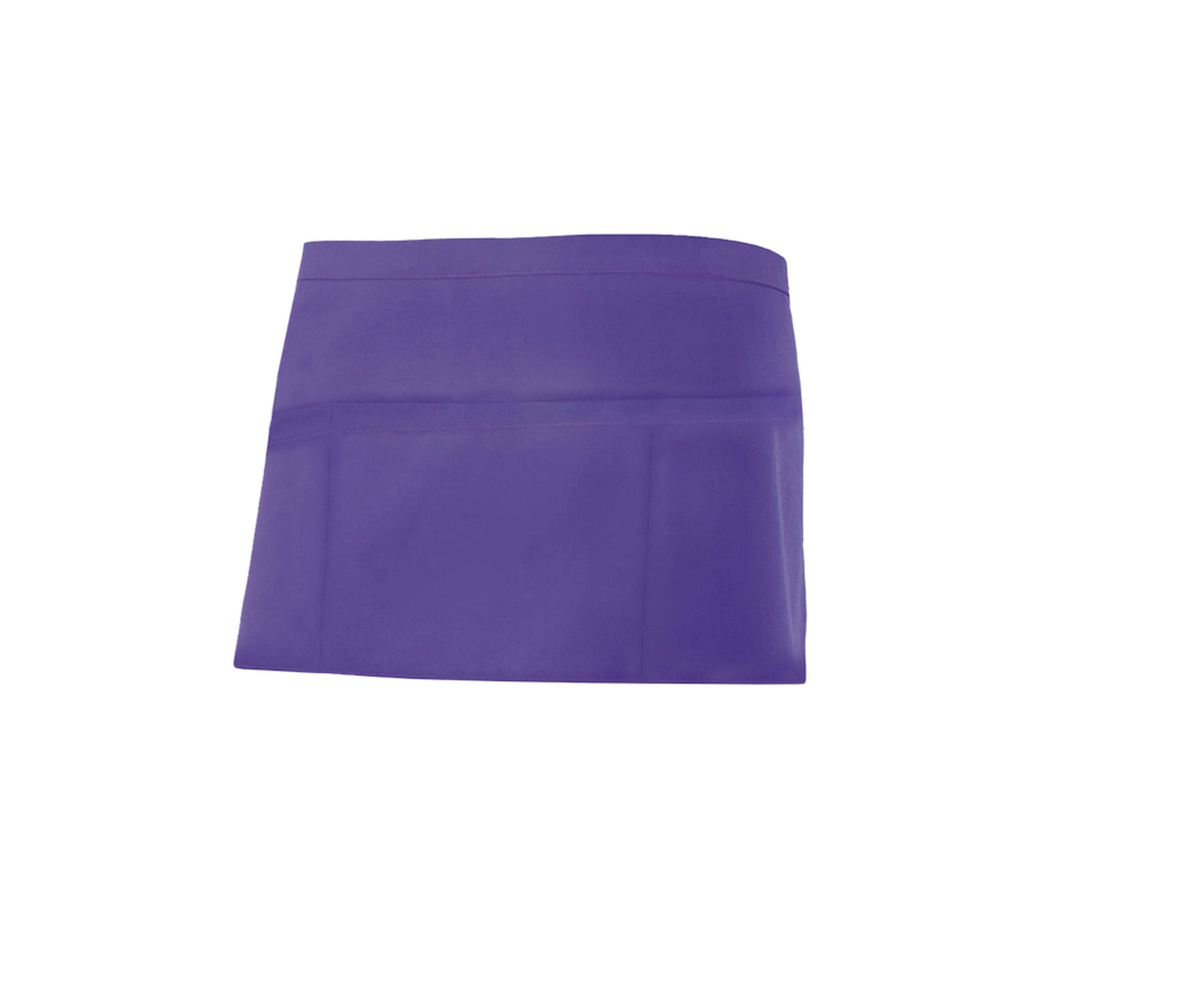 Tablier Court en Polycoton - Purple