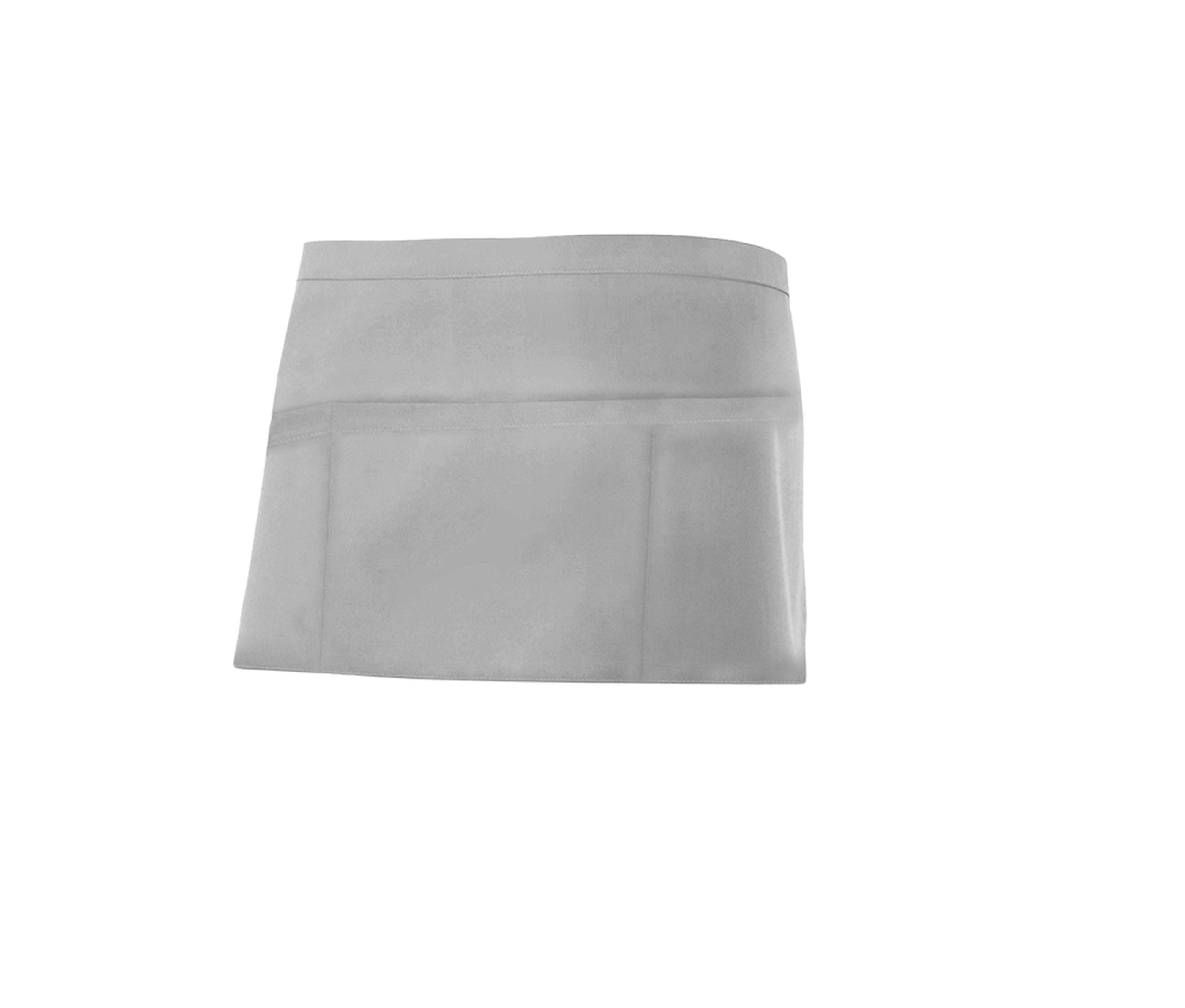 Tablier Court en Polycoton - Light Grey