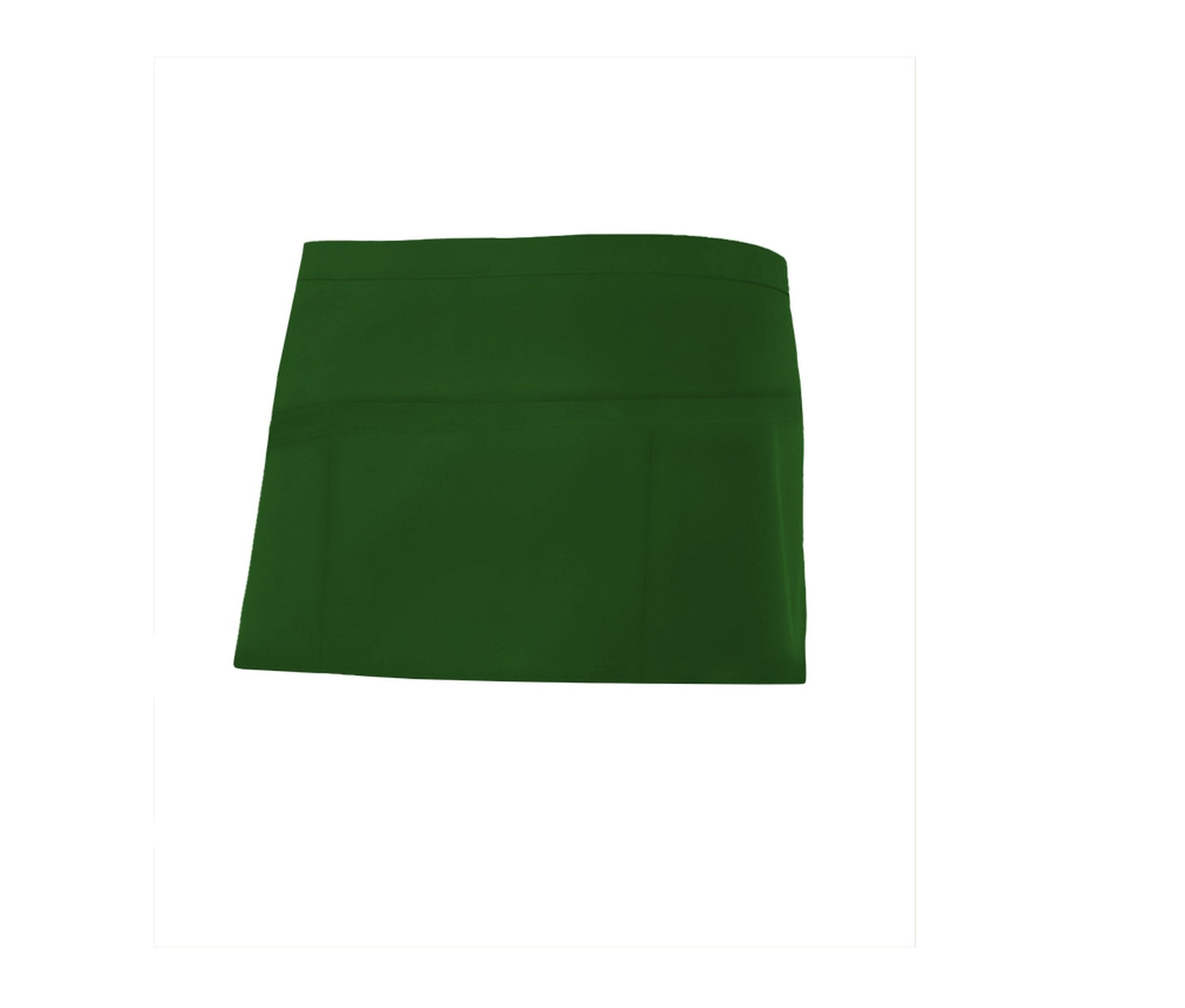 Tablier Court en Polycoton - Forest Green