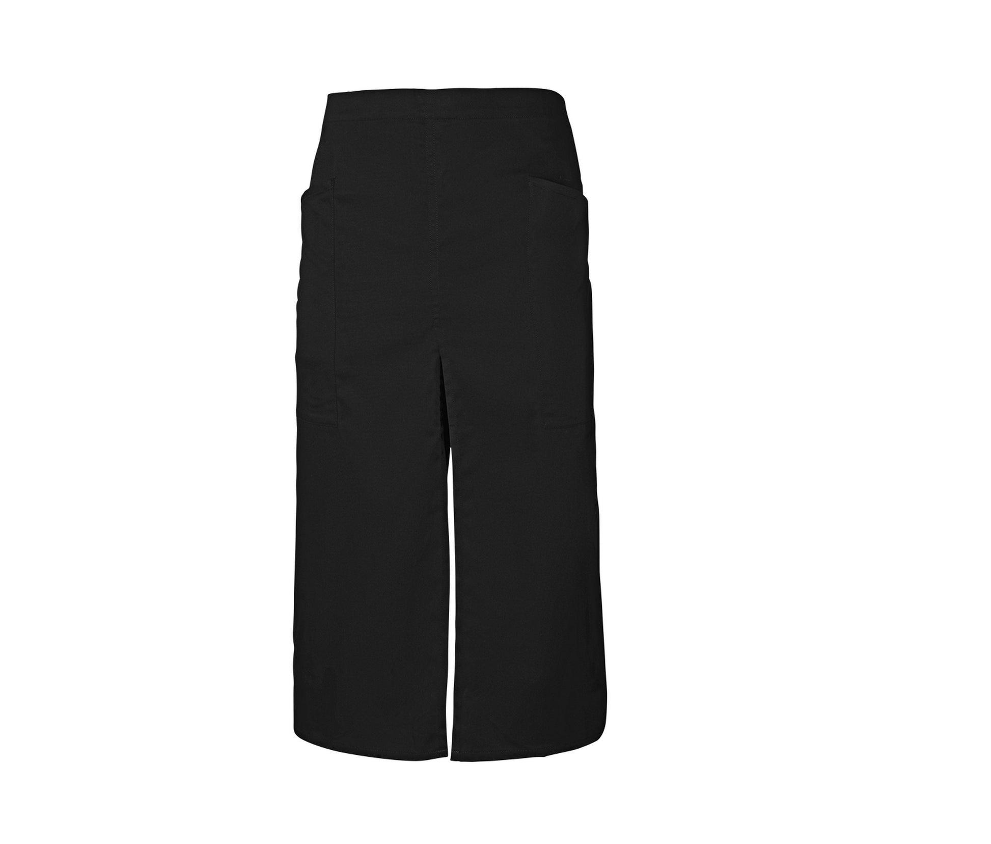 Tablier Long en Polycoton - Black