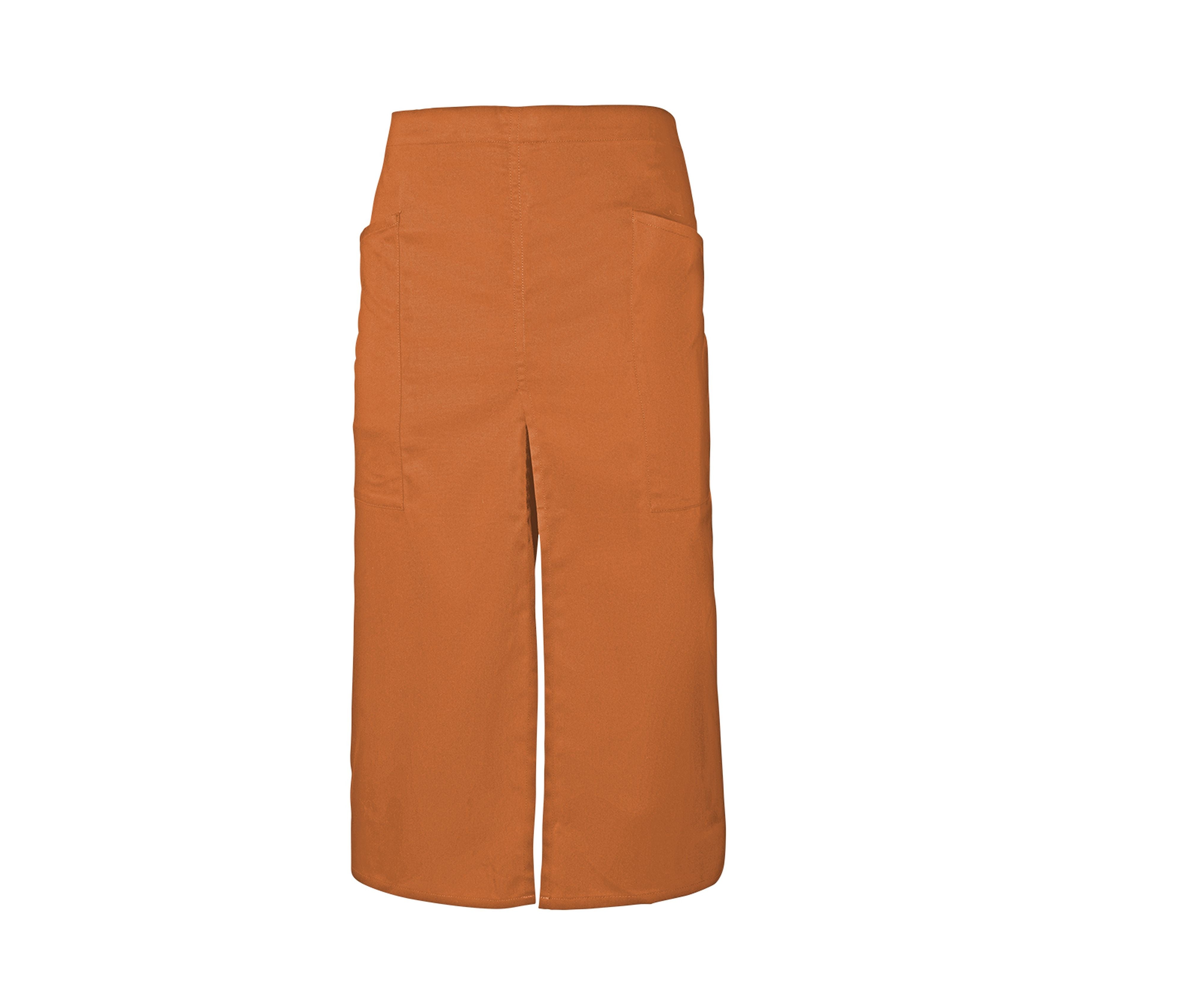 Tablier Long en Polycoton - Orange