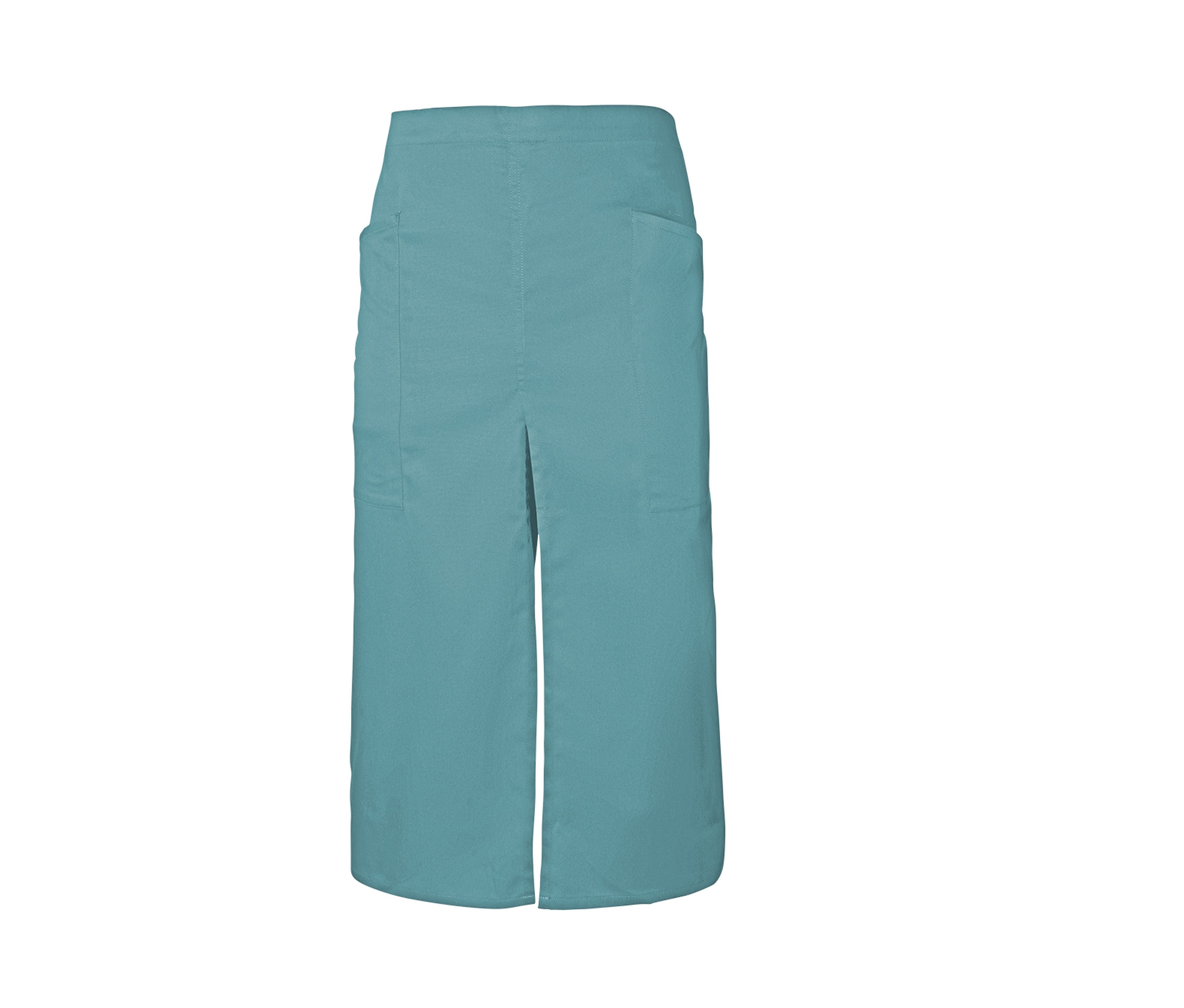 Tablier Long en Polycoton - Turquoise
