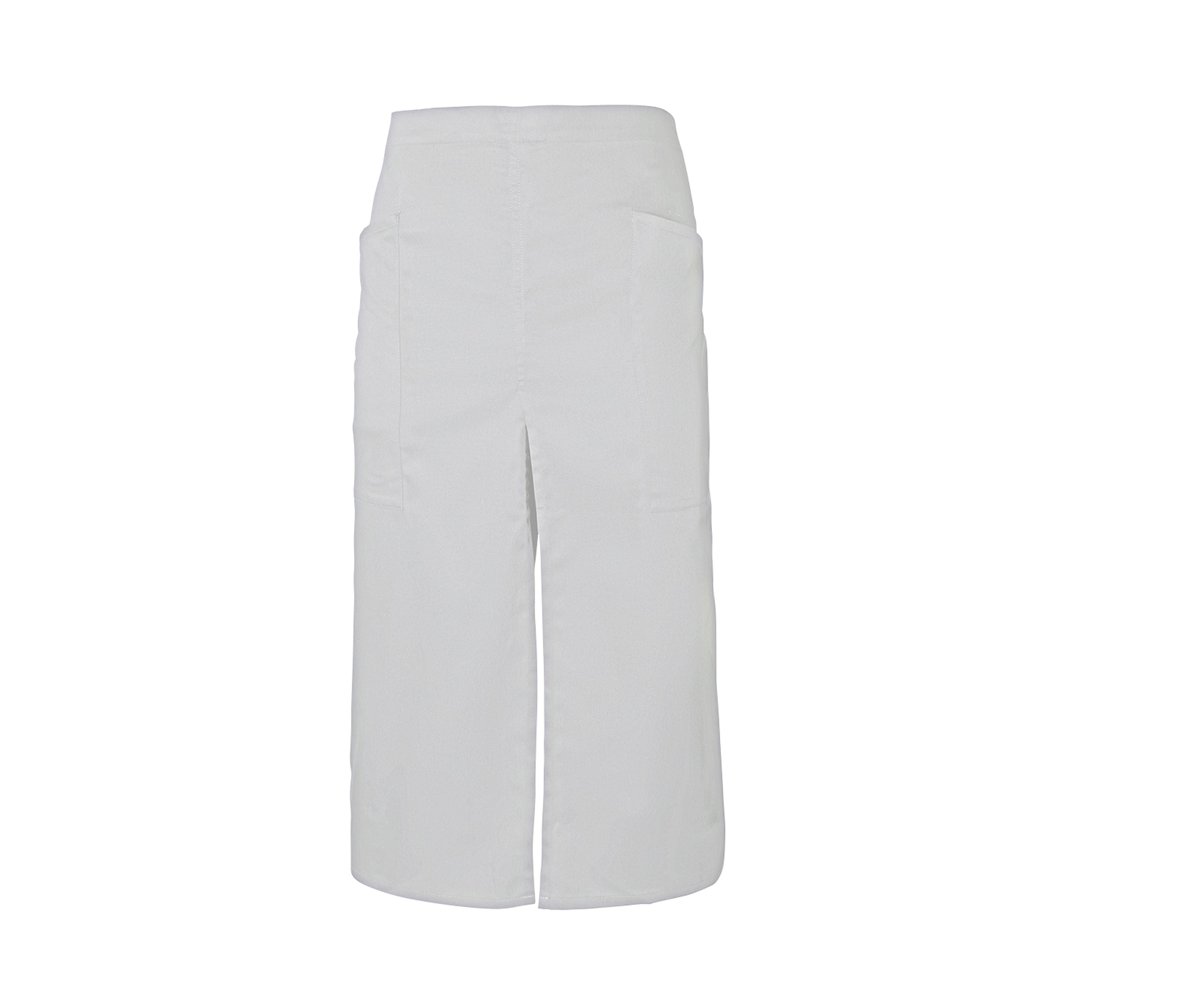 Tablier Long en Polycoton - Light Grey