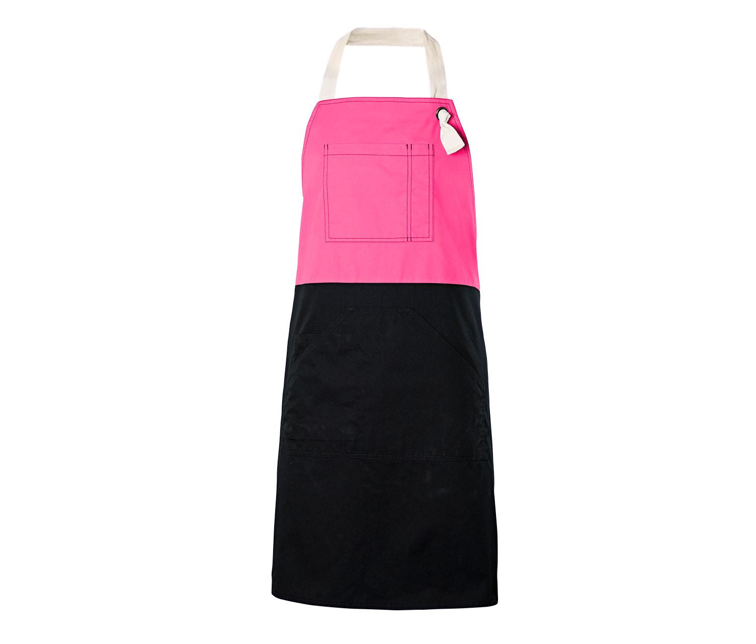Tablier Bicolore - Fuchsia