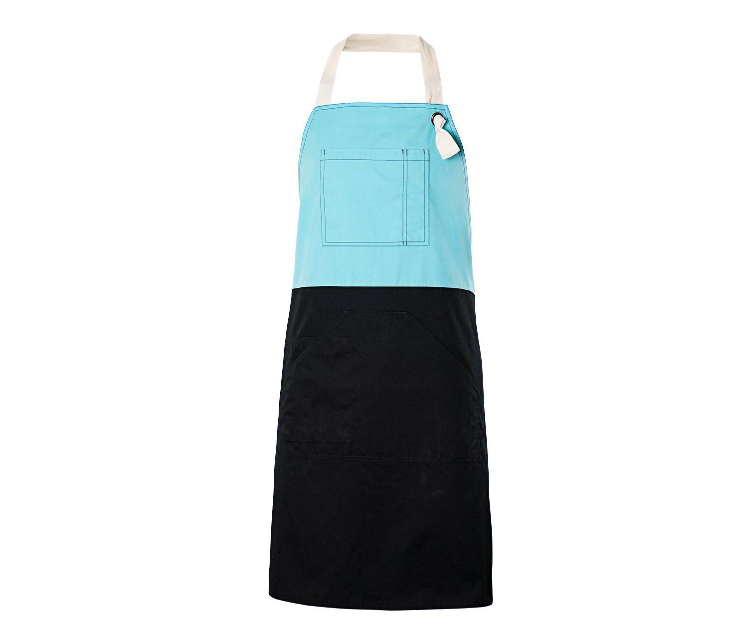 Tablier Bicolore - Turquoise