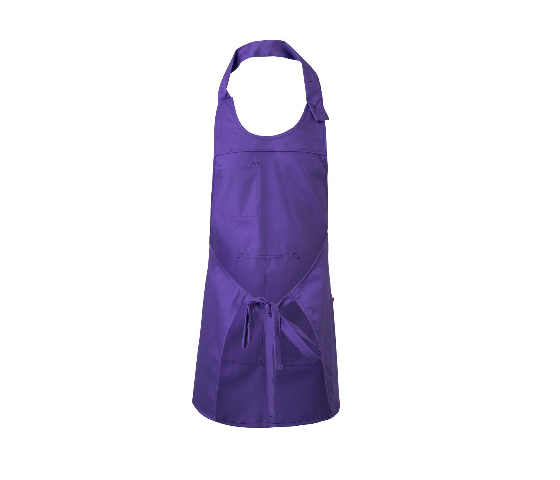 Tablier Court en Polycoton - Purple