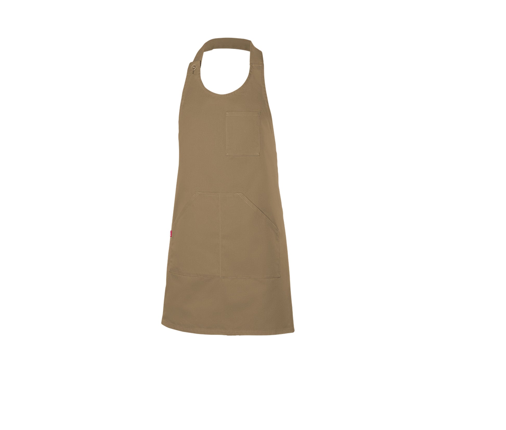 Tablier Court en Polycoton - Beige