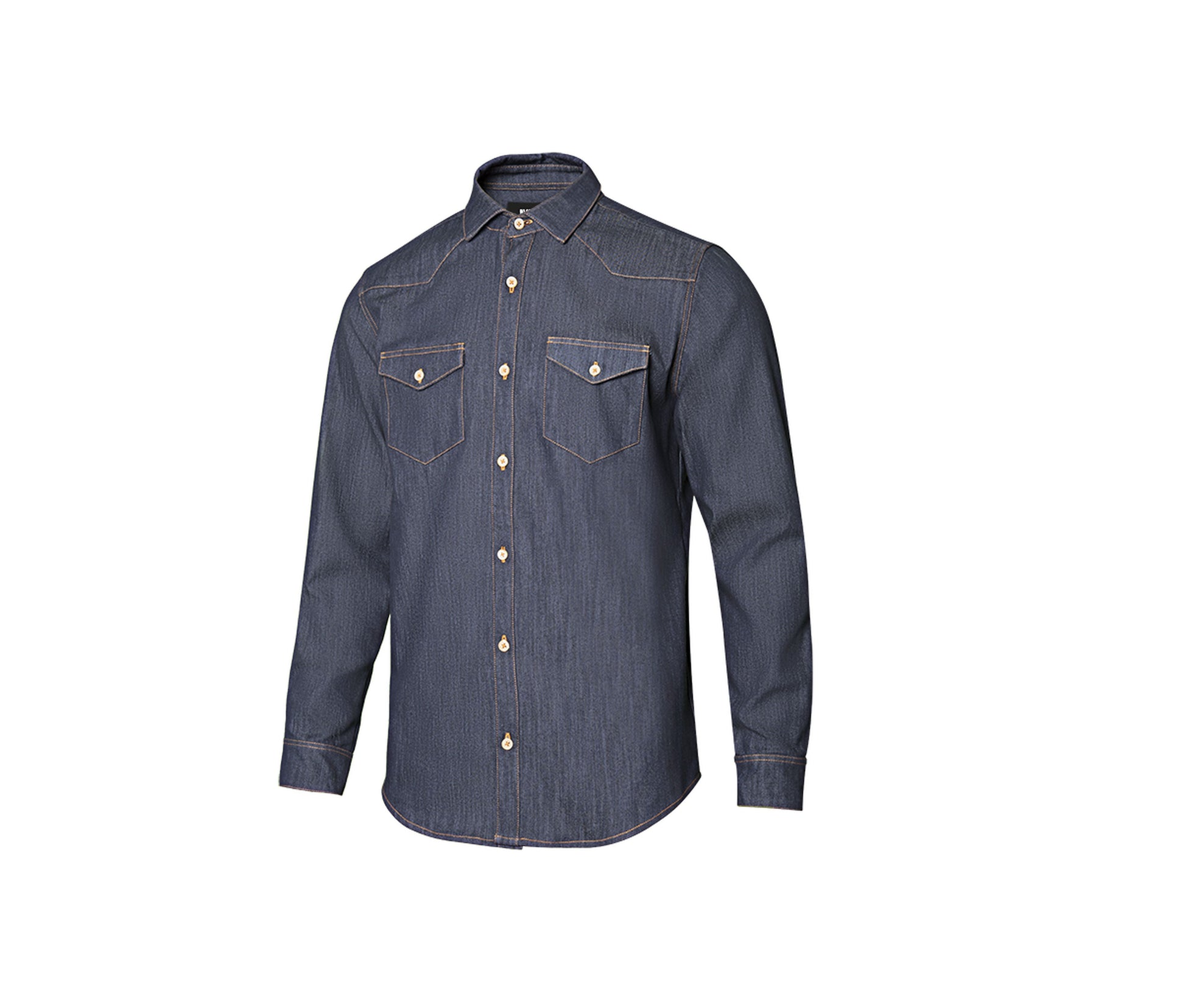 Chemise Stretch en Denim Homme - Denim