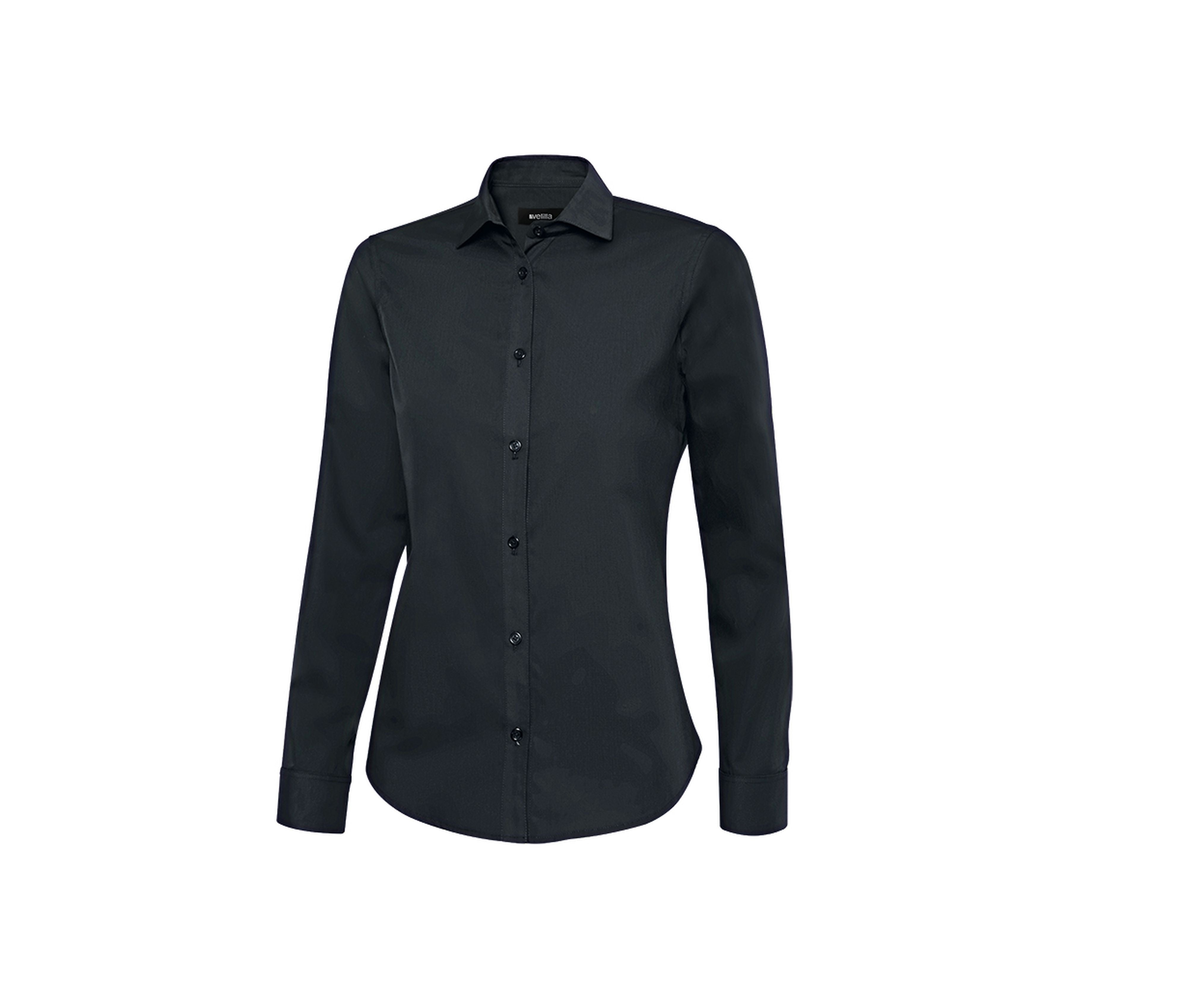 Chemise Polycoton Femme - Black