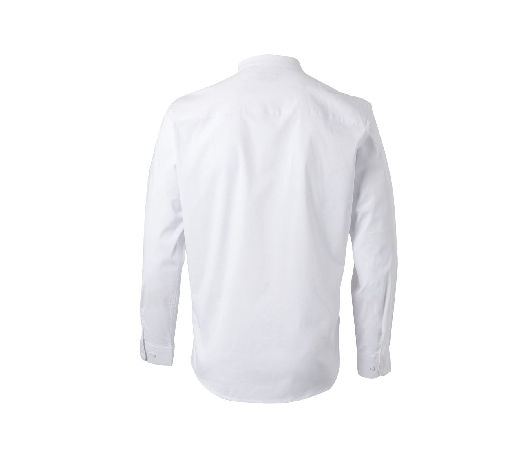 Chemise Homme Col Mao - White