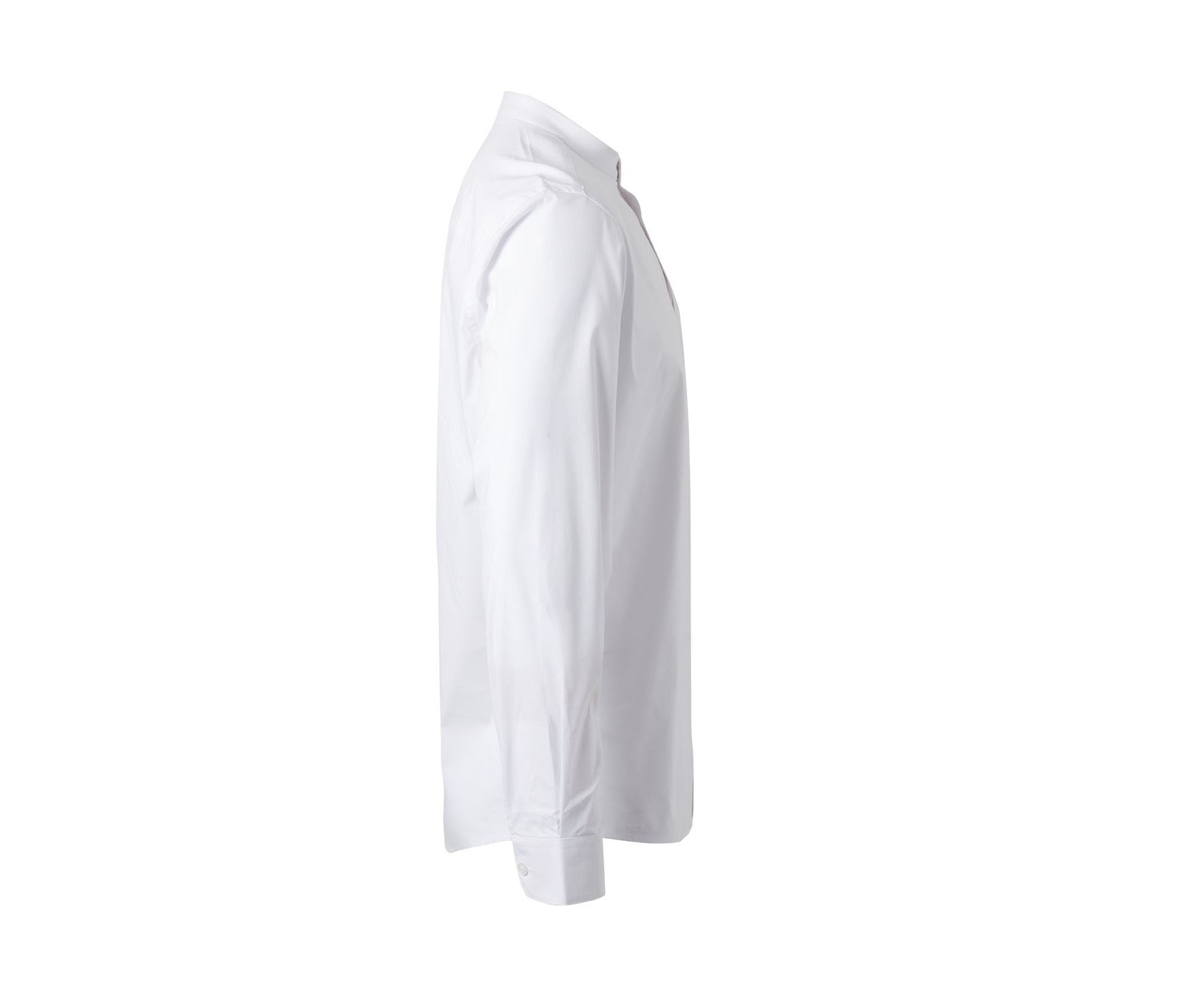 Chemise Homme Col Mao - White