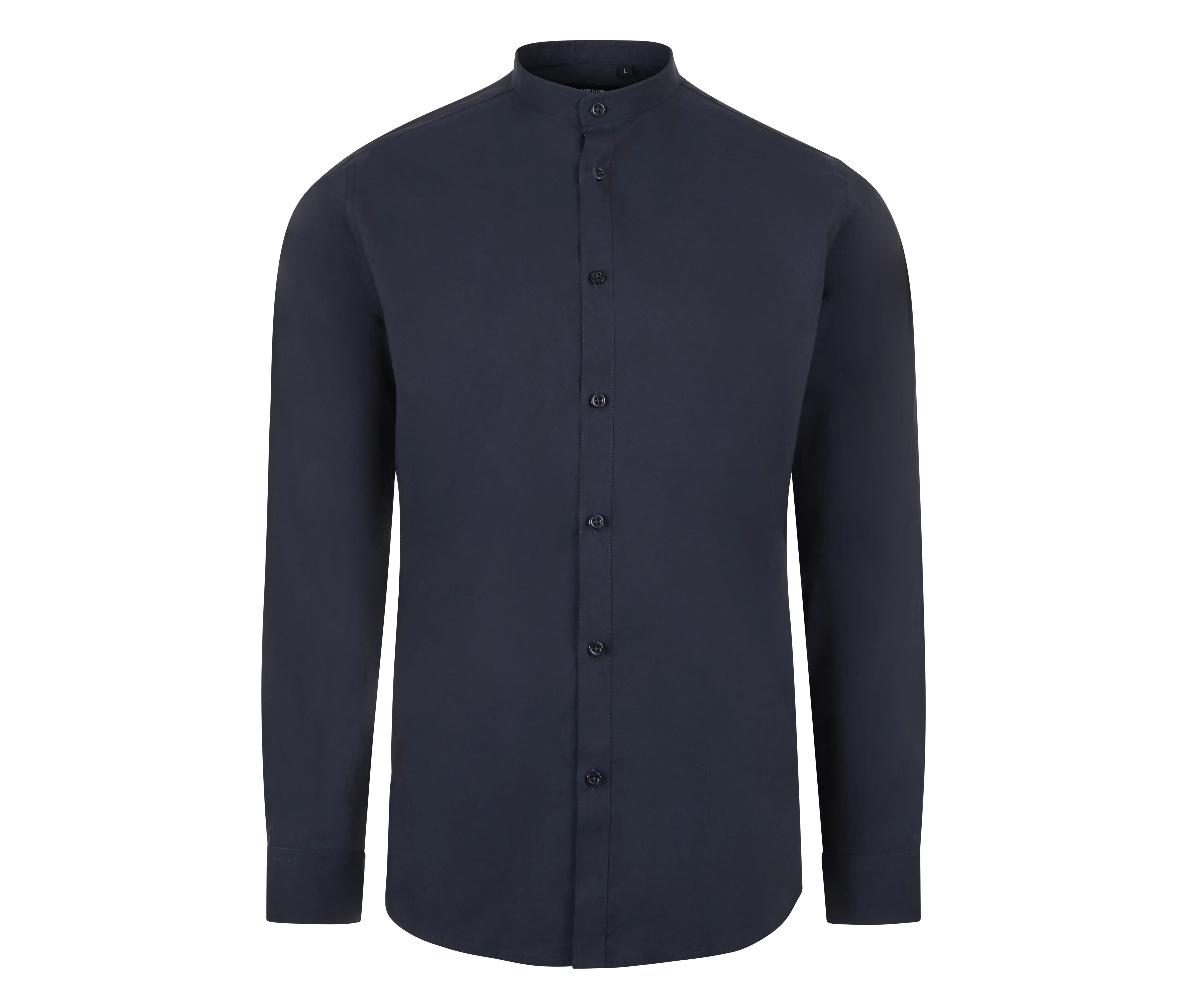 Chemise Homme Col Mao - Navy