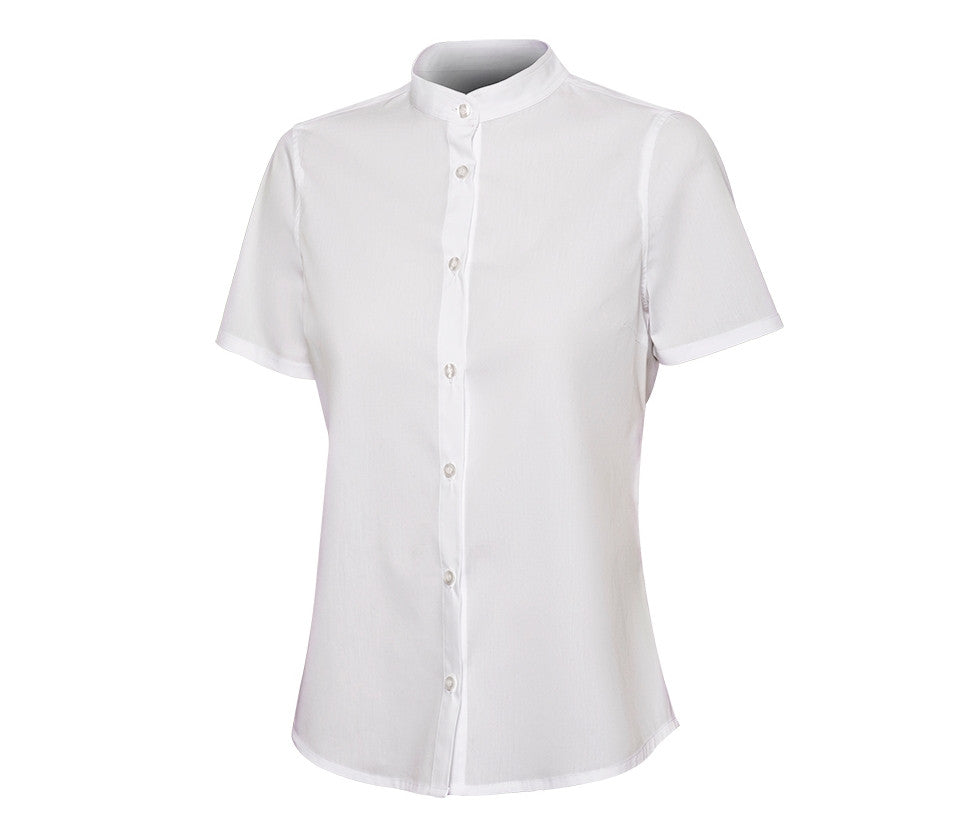 Chemisette Femme Col Mao - White