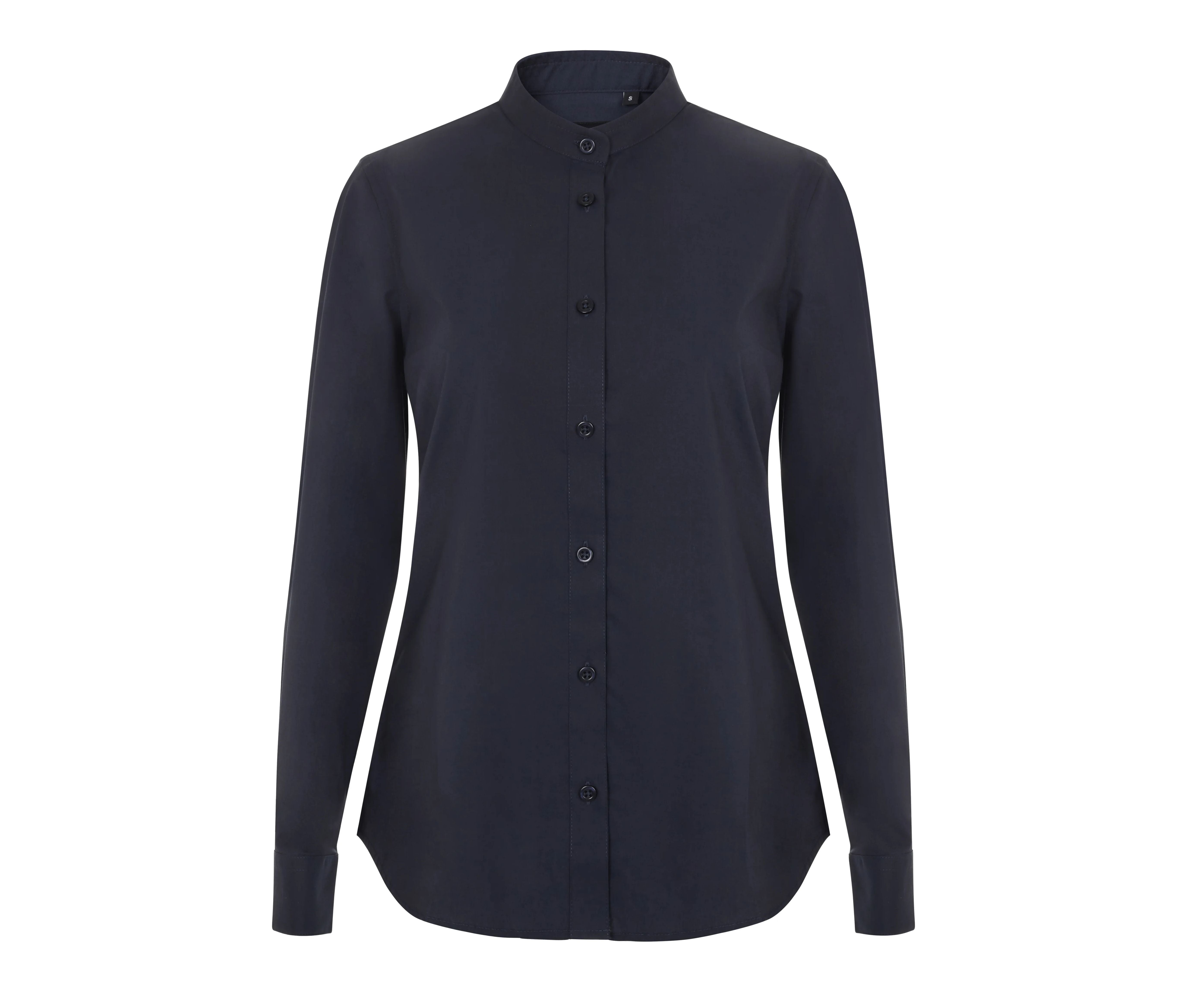 Chemise Femme Col Mao - Navy