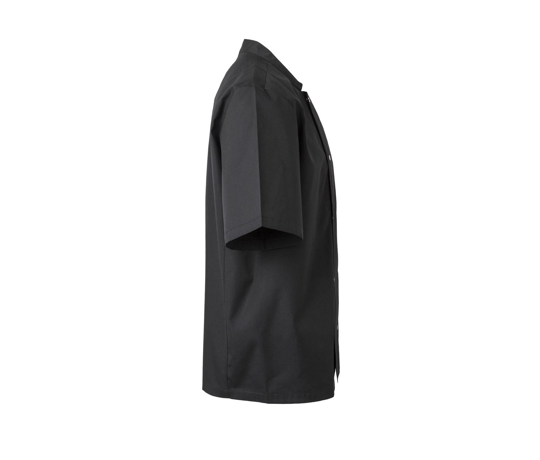 Veste de Cuisinier Mc Avec Boutons Pression - Black