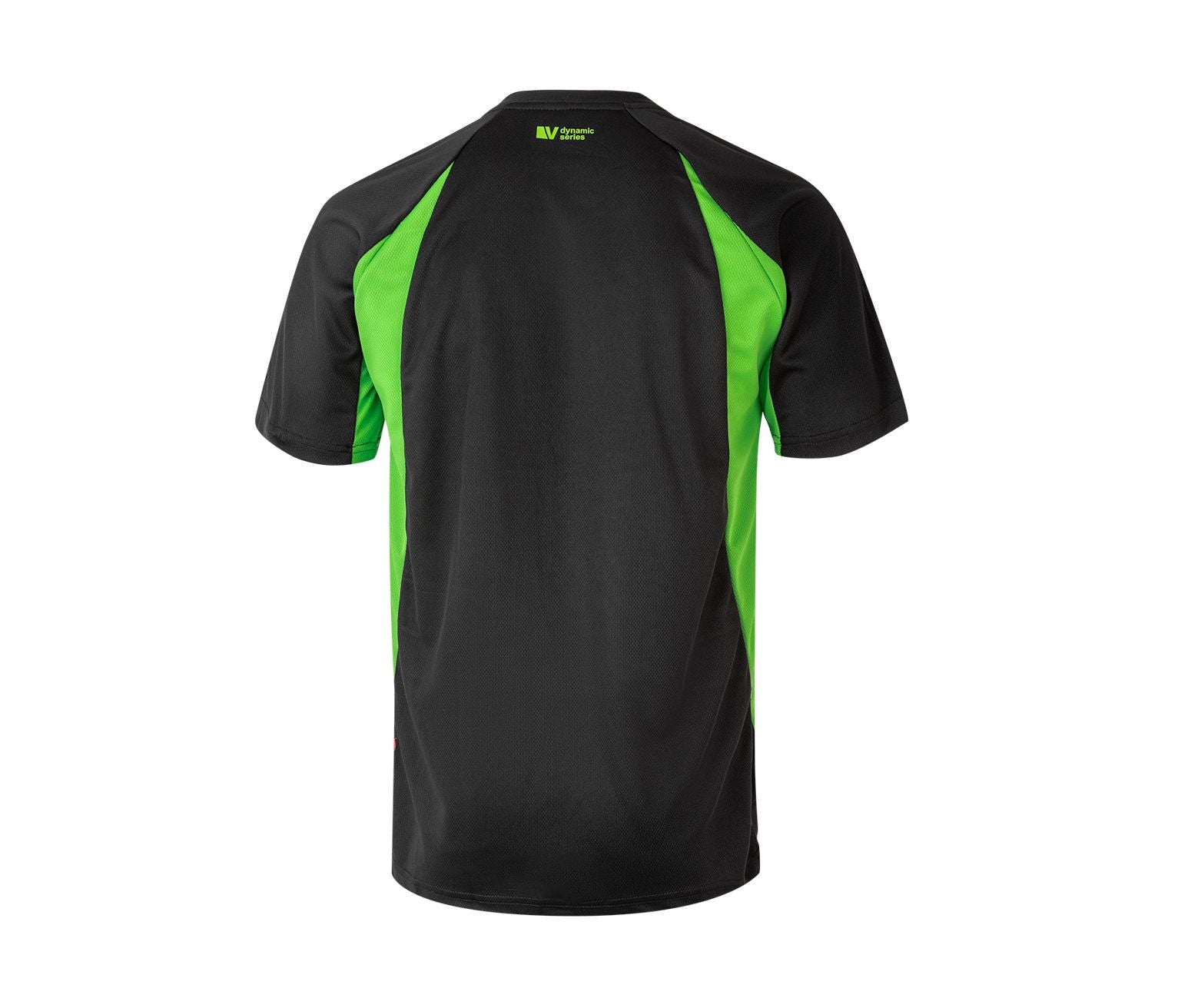 Tee-Shirt Technique Bicolore - Black/lime